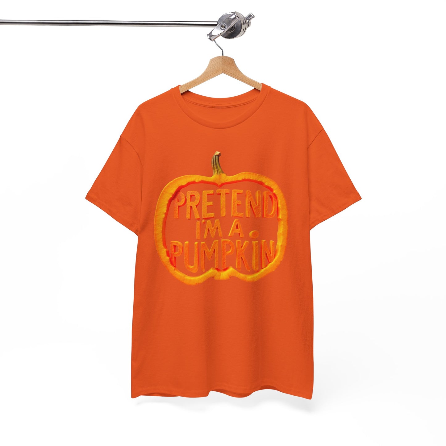 Pretend I'm a Pumpkin Halloween Shirt, Funny Pumpkin Design