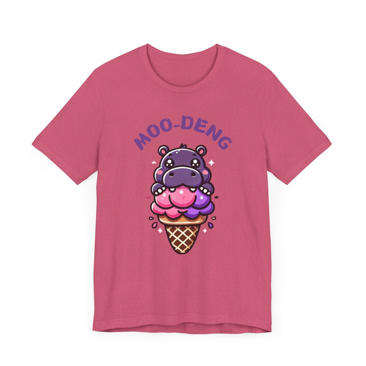 Moo-Deng Baby Hippo T-shirt, Quirky Animal Lover Gift for Her, Funny Hippo Tee