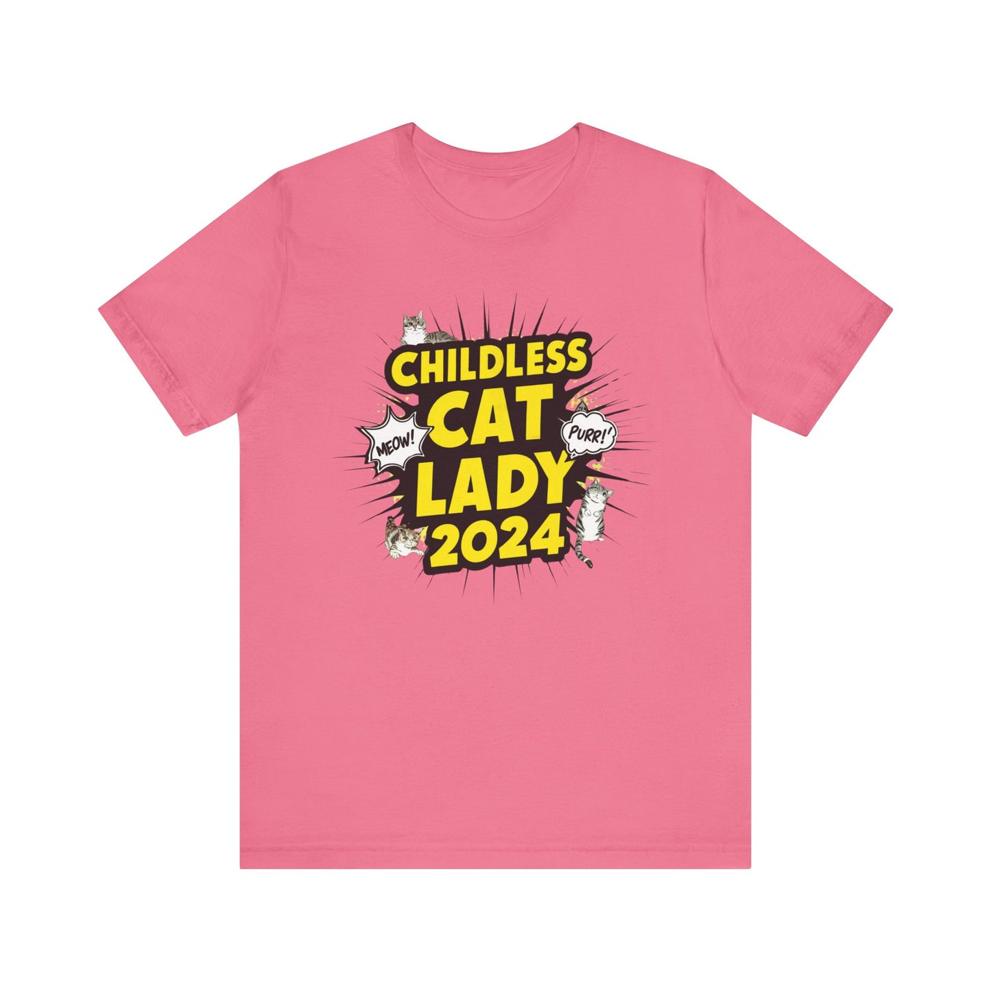 Childless Cat Lady 2024 T-Shirt Collection | Funny Political and Cat Lover Tees for Election Day Humor