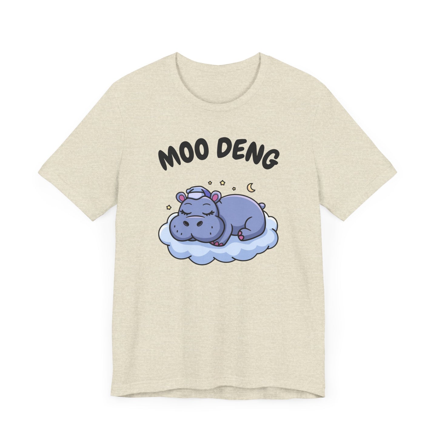 Funny Hippo Moo-Deng T-shirt, Quirky Animal Lover Gift for Her