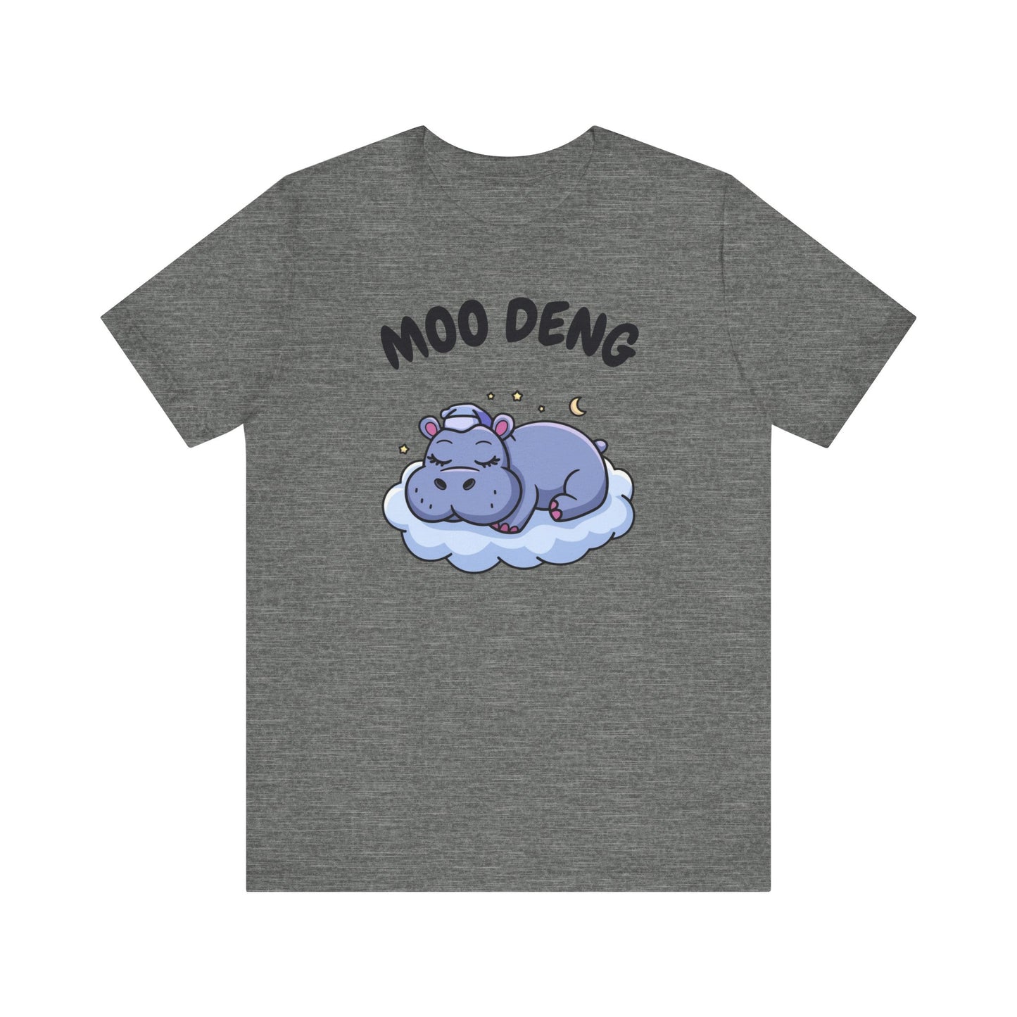 Funny Hippo Moo-Deng T-shirt, Quirky Animal Lover Gift for Her