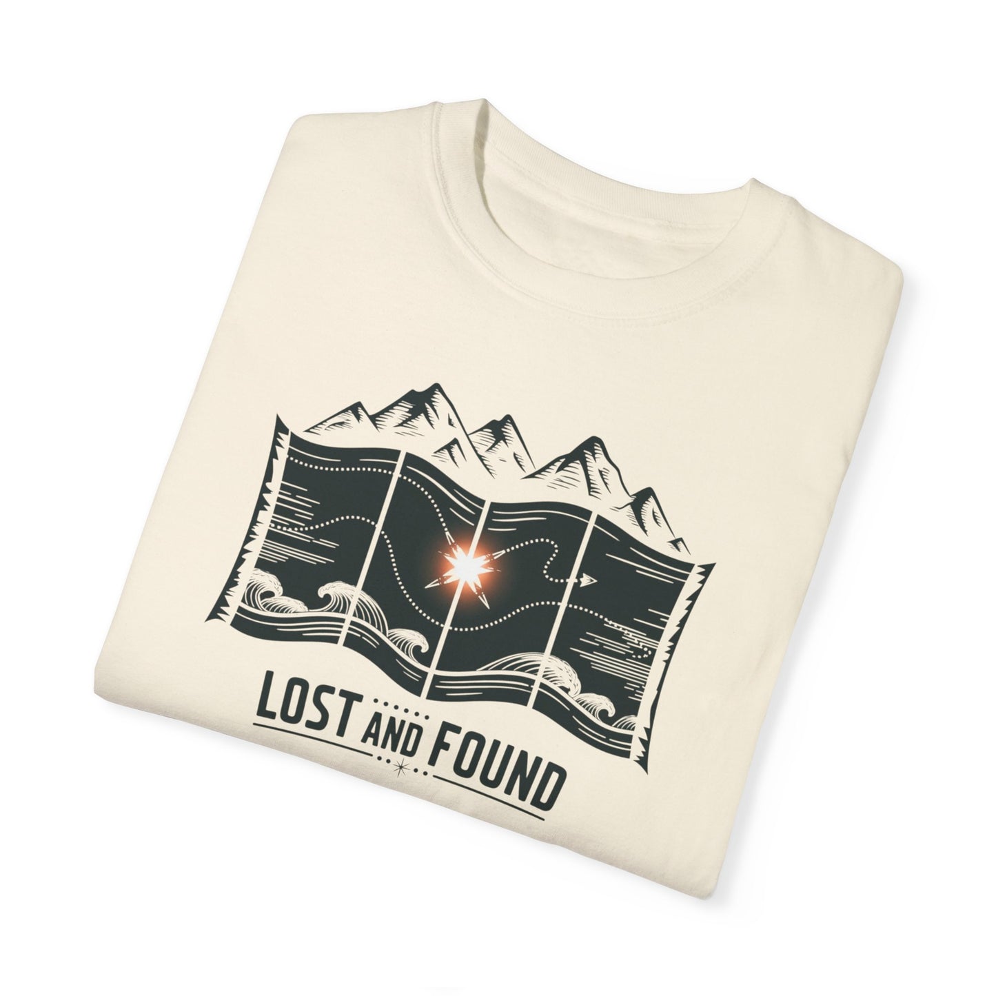 Adventure Awaits Unisex T-Shirt - Lost and Found Design