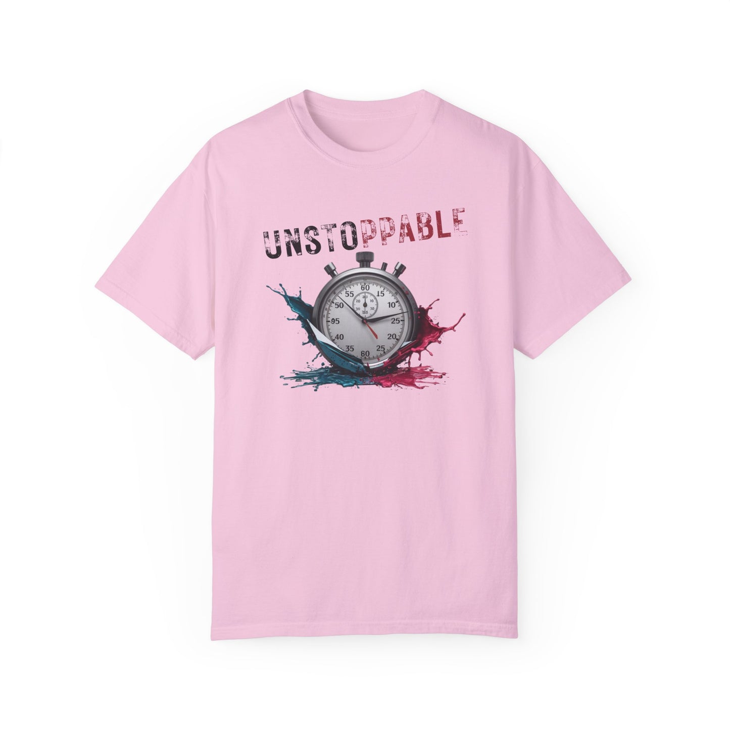 Unstoppable Garment-Dyed T-Shirt for Motivated Individuals