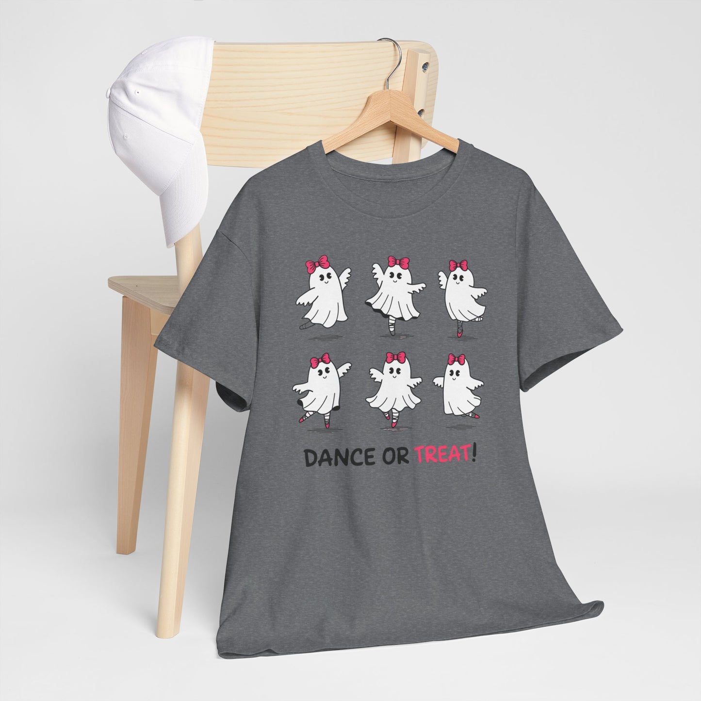 Dance or Treat Ballerina Ghost Shirt - Cute Halloween Dance Lover Gift