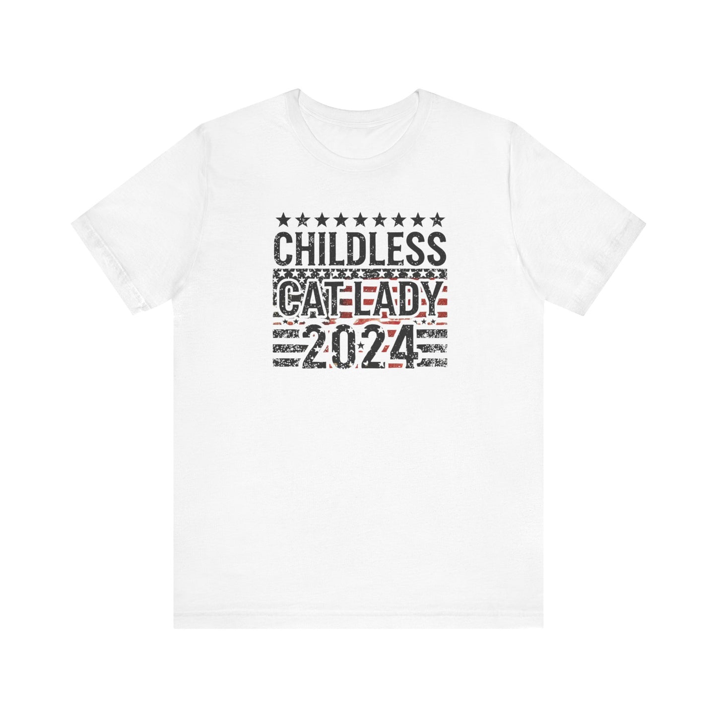 Childless Cat Lady 2024 T-Shirt Collection | Funny Political and Cat Lover Tees for Election Day Humor