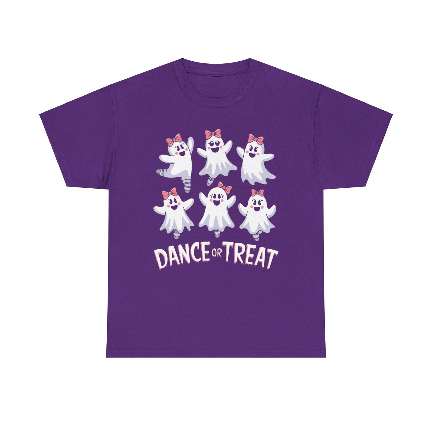 Dance or Treat Ballerina Ghost Shirt - Cute Halloween Dance Lover Gift