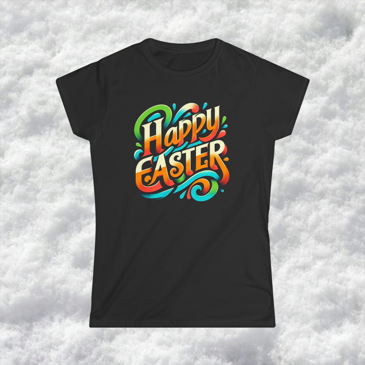 Happy Easter Shirt - Cute Easter Tee - Easter Gift for Her - Matching Easter Shirts - Colorful Easter Shirts for Women