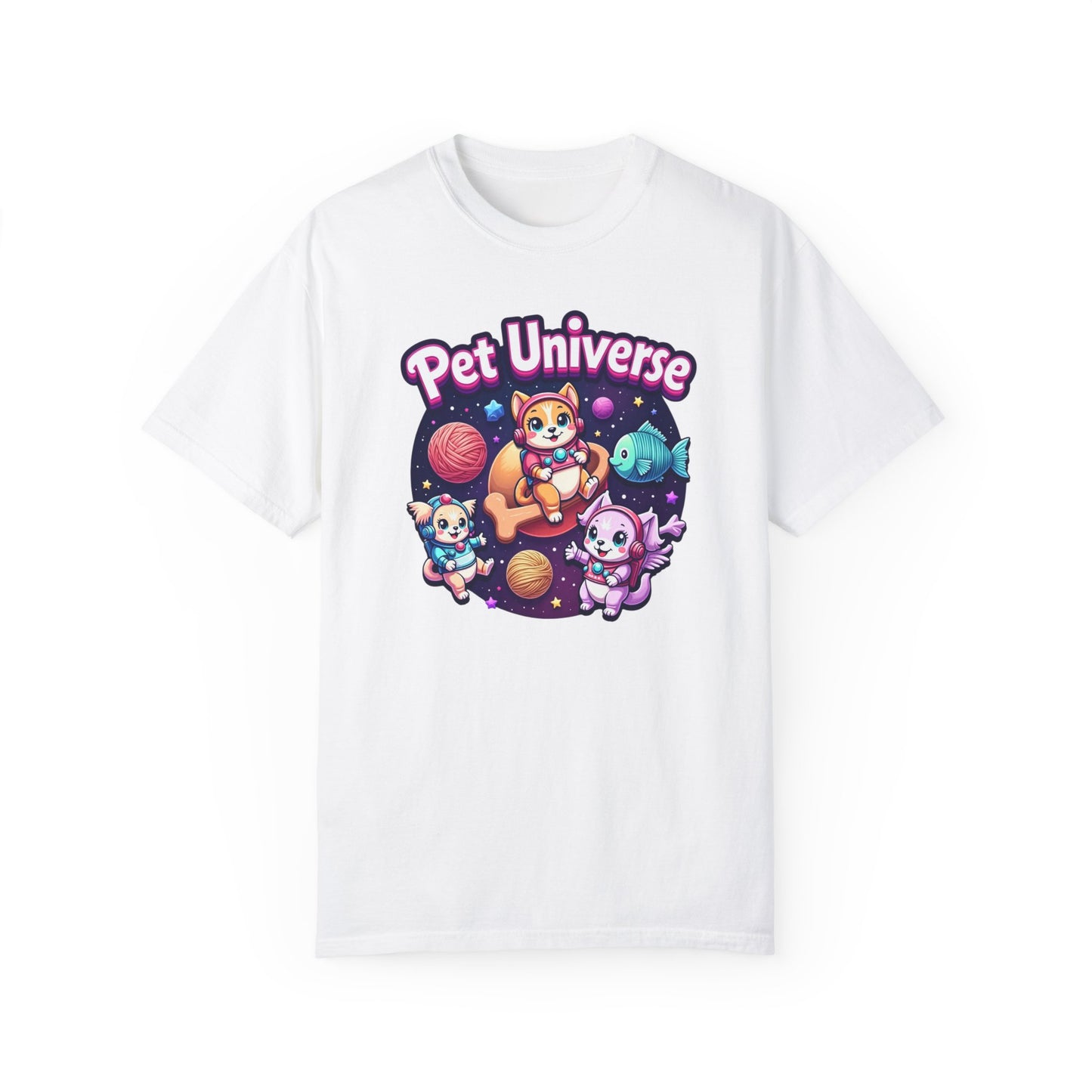 Cosmic Pet Universe T-Shirt - Fun Unisex Tee for Animal Lovers