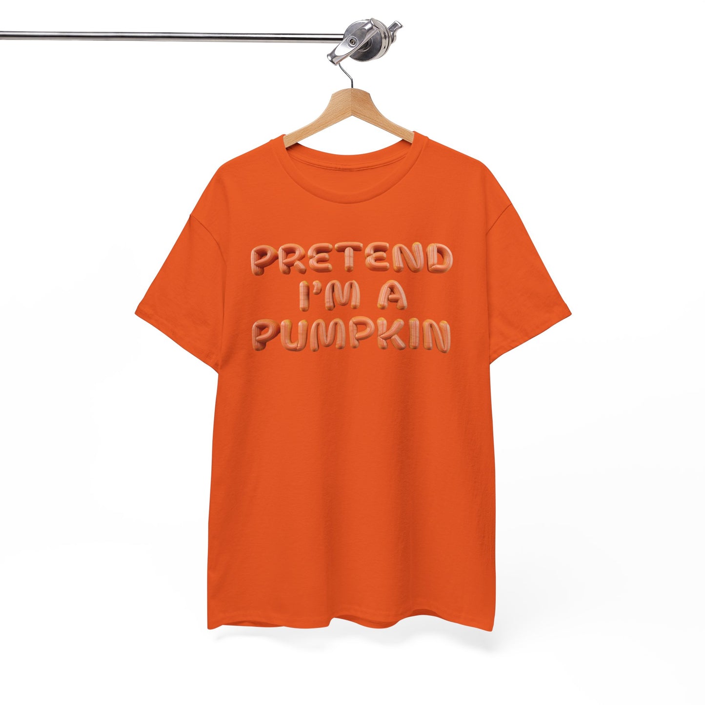 Pretend I'm a Pumpkin Halloween Shirt, Funny Pumpkin Design