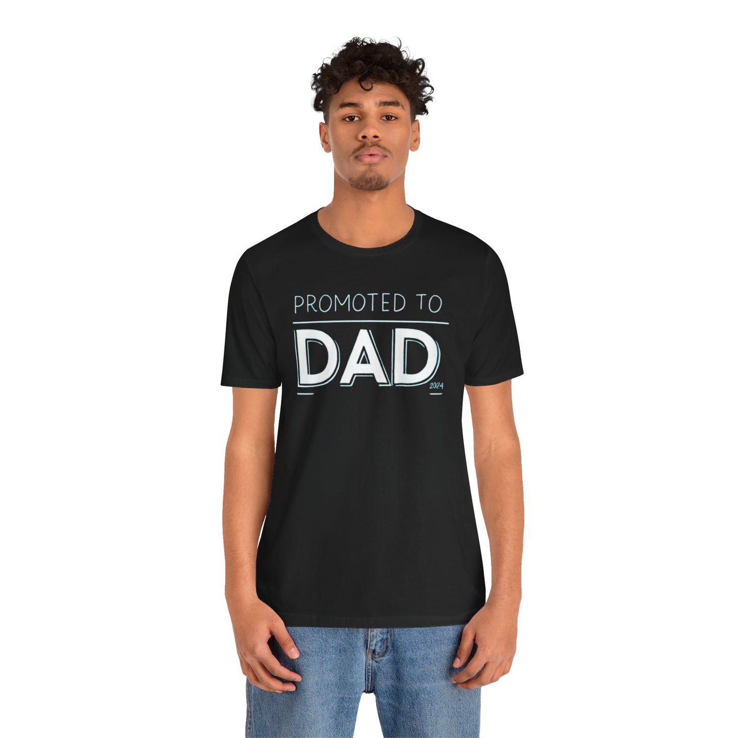 Promoted to Dad 2024 T-Shirt | Celebrate Fatherhood with Style