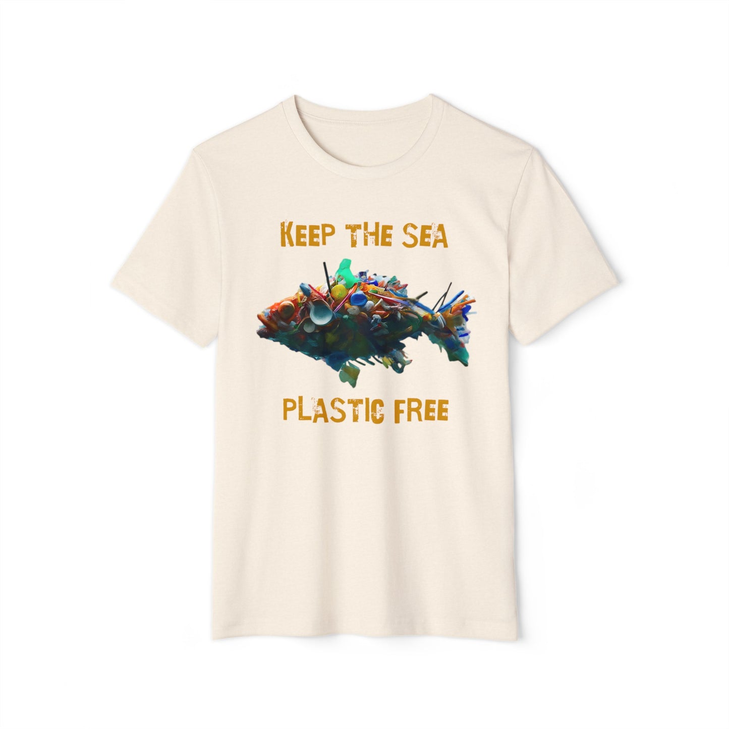 Keep the Sea Plastic Free: Eco-Friendly Organic Cotton Tee