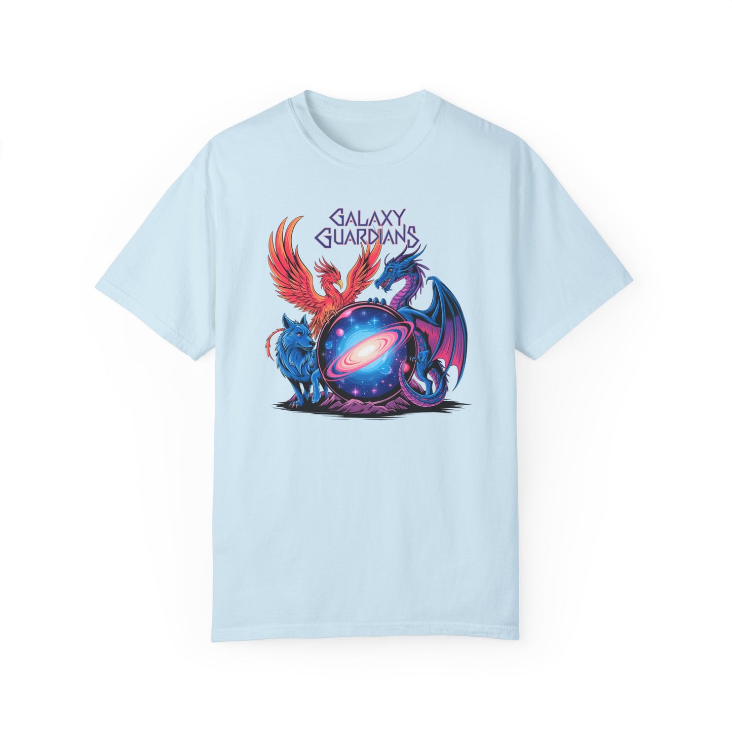 Galaxy Guardians Unisex Garment-Dyed T-Shirt - Fantasy Graphic Tee