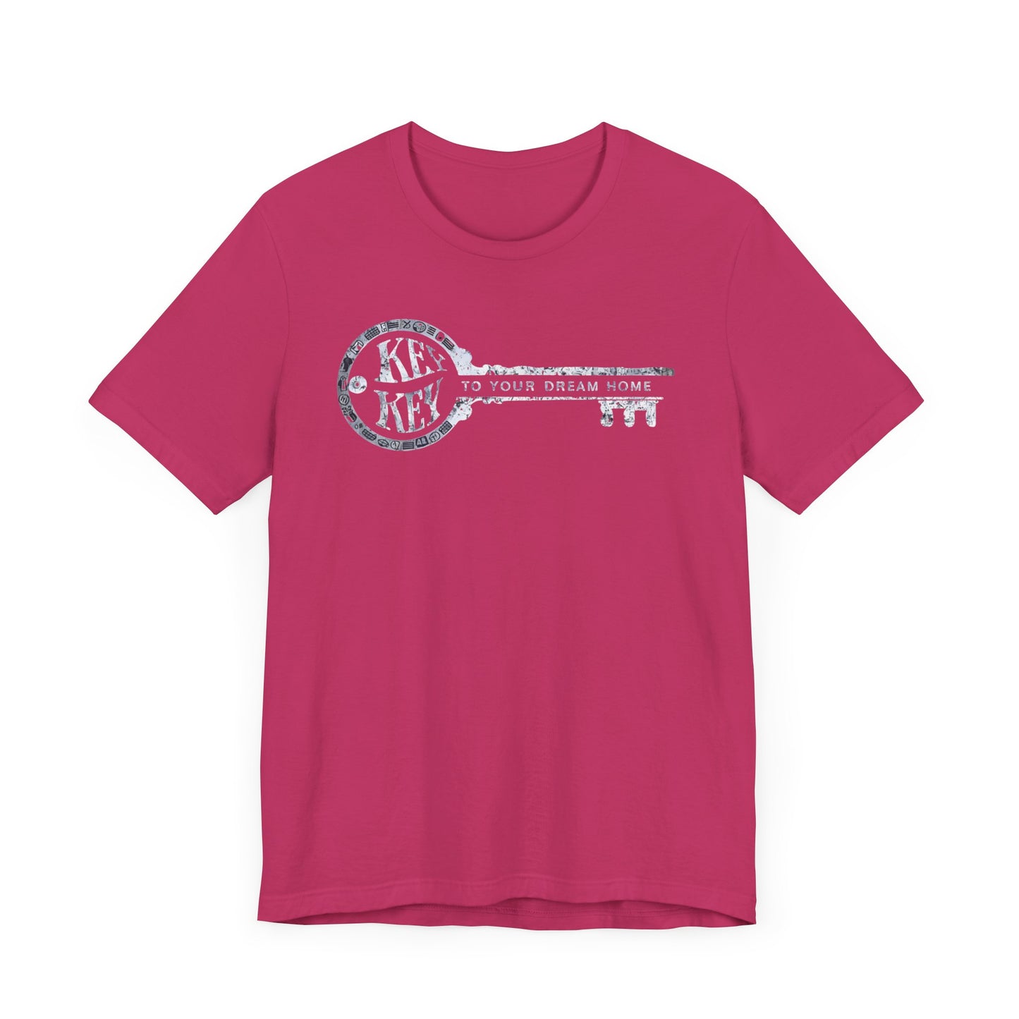 Key to Your Dream Home t-shirt with a key design, perfect for mortgage loan officers and real estate professionals.