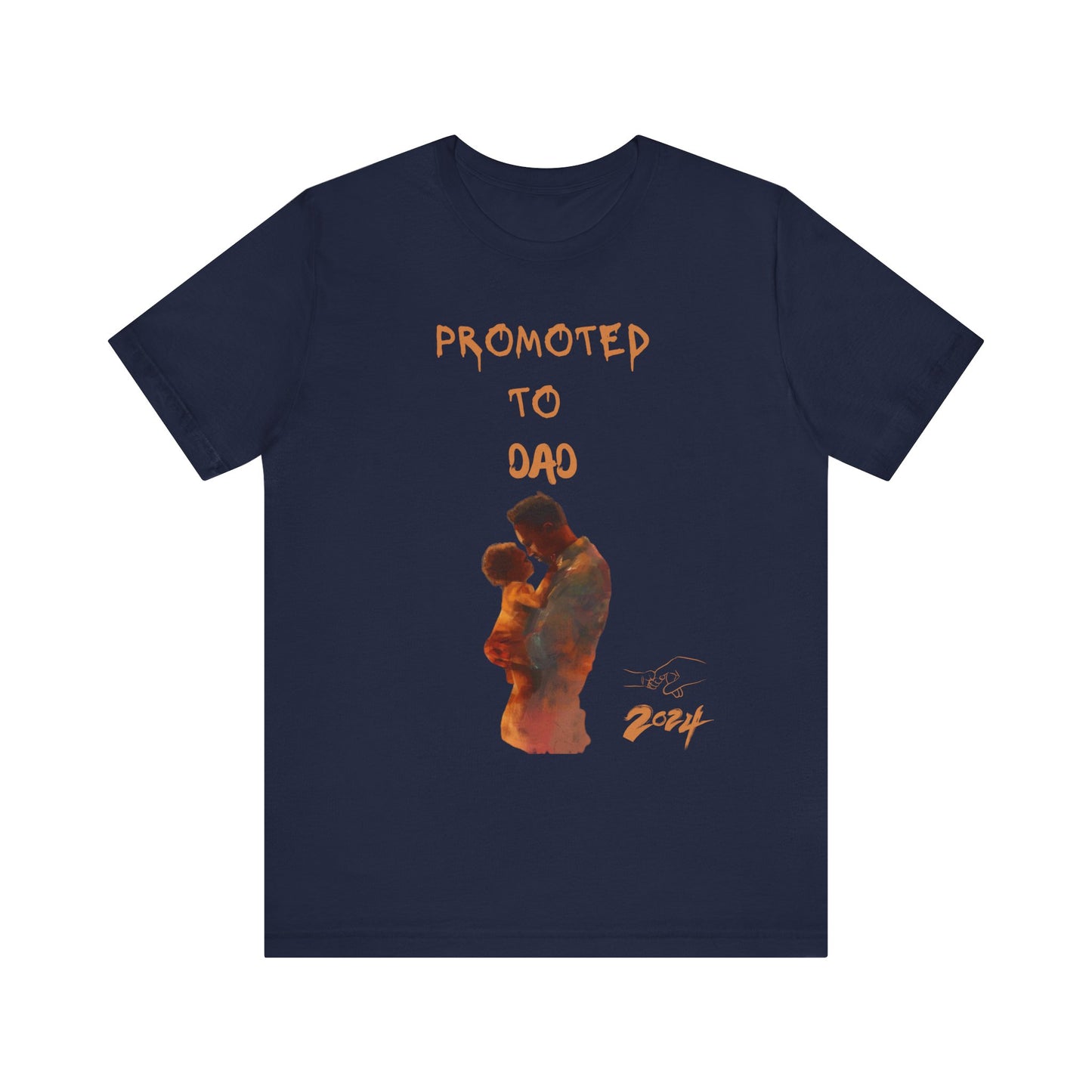 Promoted to Dad 2024 T-Shirt - Perfect Gift for New Dads and Expecting Fathers!