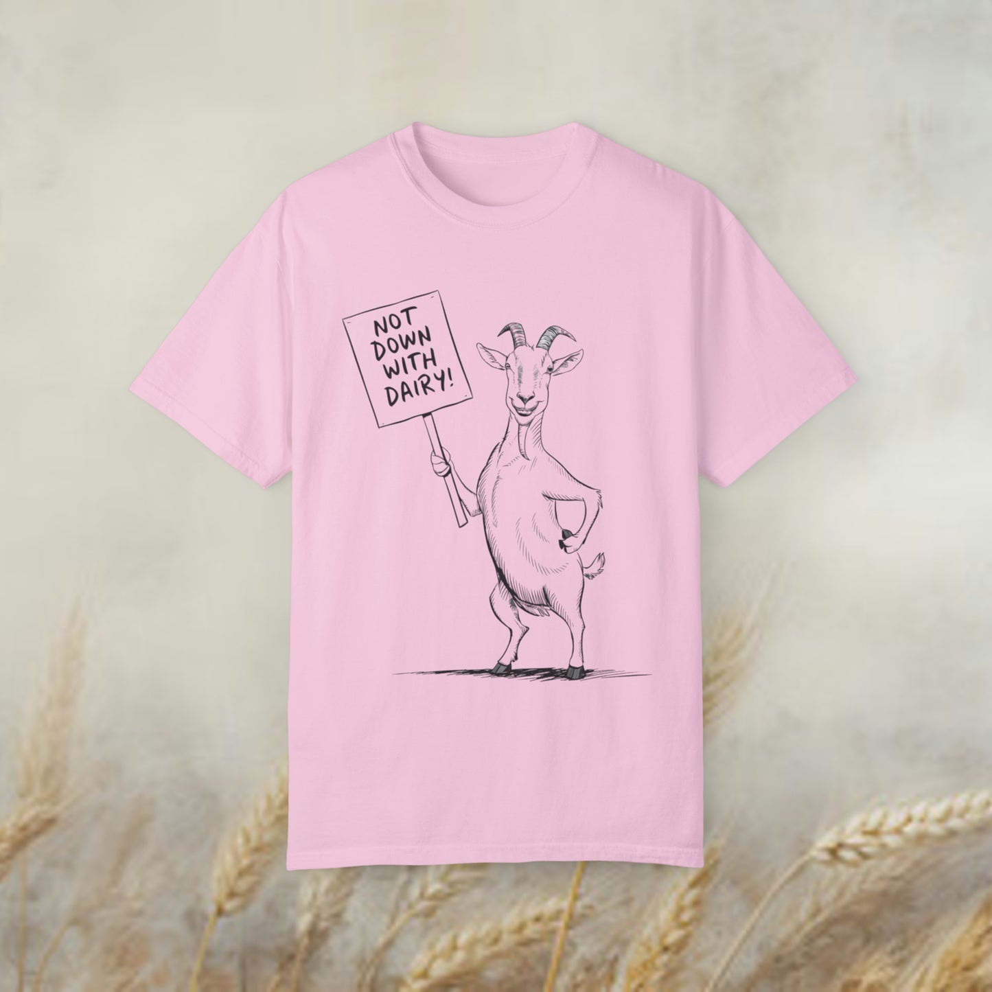 Lactose Intolerant? Goat Says "Down With Dairy!" Tee