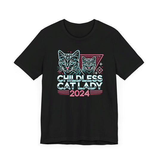 Childless Cat Lady 2024 T-Shirt Collection | Funny Political and Cat Lover Tees for Election Day Humor