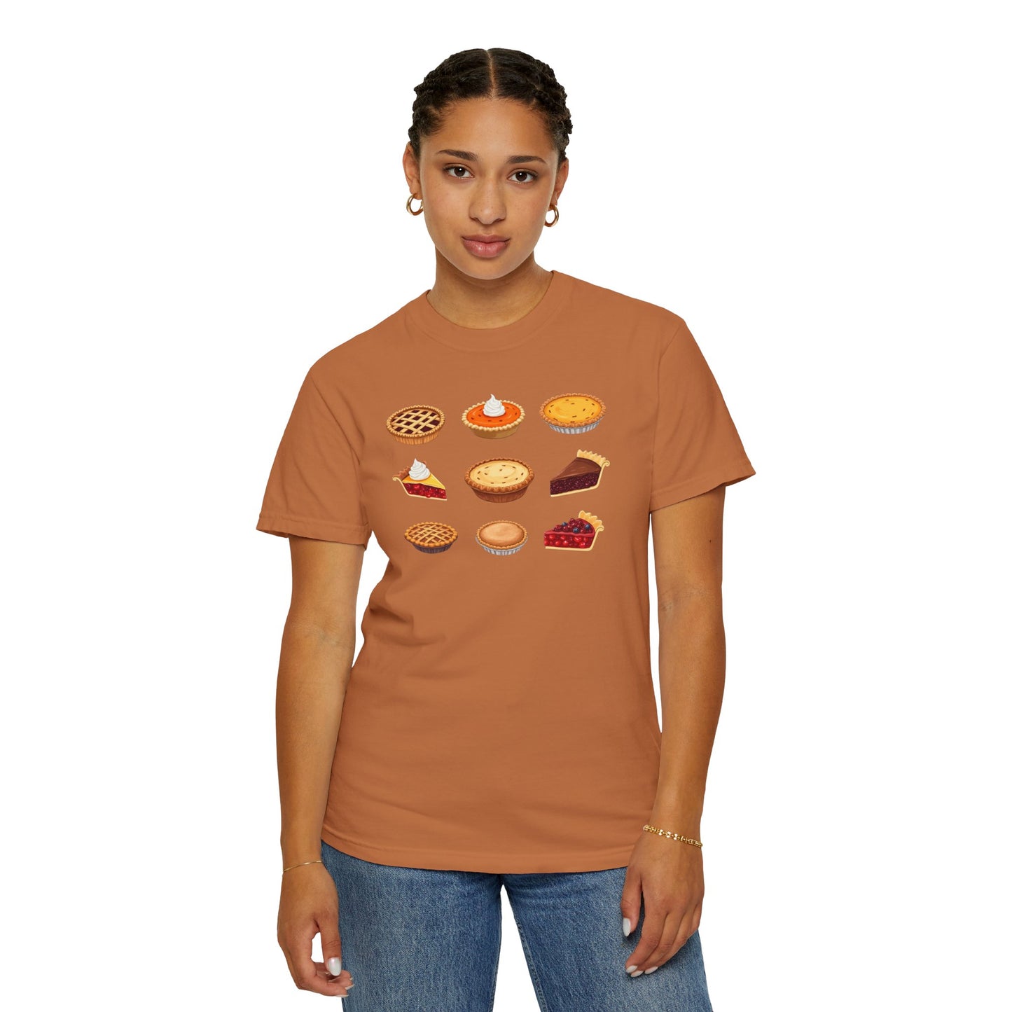 Comfort Colors Fall Pumpkin Pie Baking Shirt, Trendy Thanksgiving T-Shirt