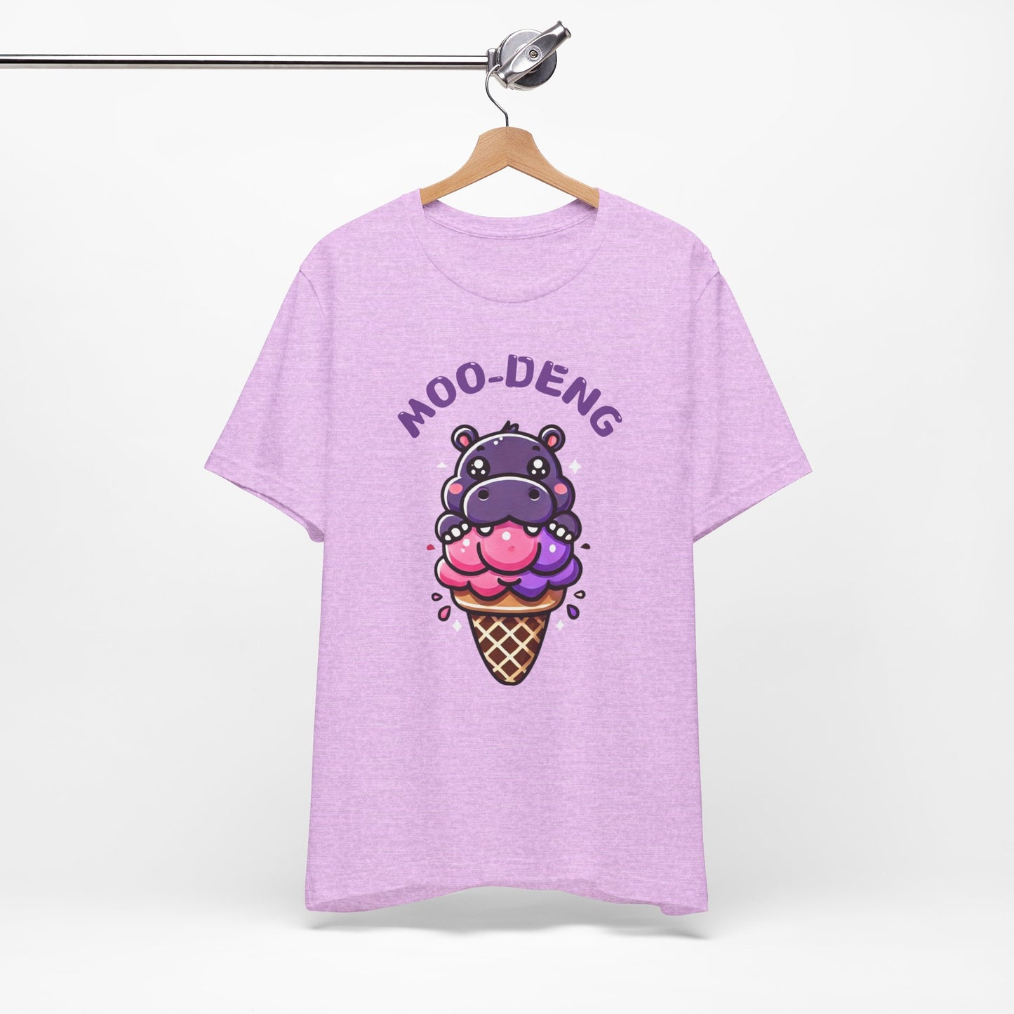 Moo-Deng Baby Hippo T-shirt, Quirky Animal Lover Gift for Her, Funny Hippo Tee