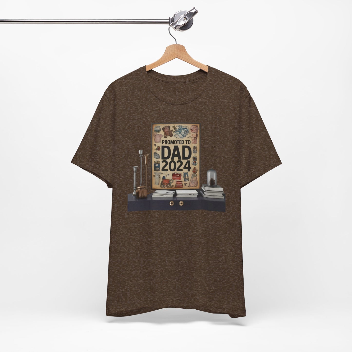 Promoted to Dad 2024 T-Shirt | Celebrate Fatherhood with Style