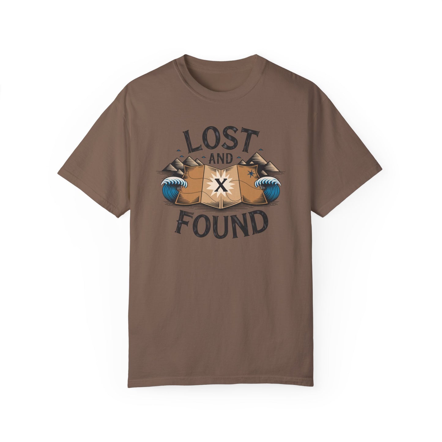 Unisex 'Lost and Found' Garment-Dyed T-Shirt - Adventure & Treasure Seekers