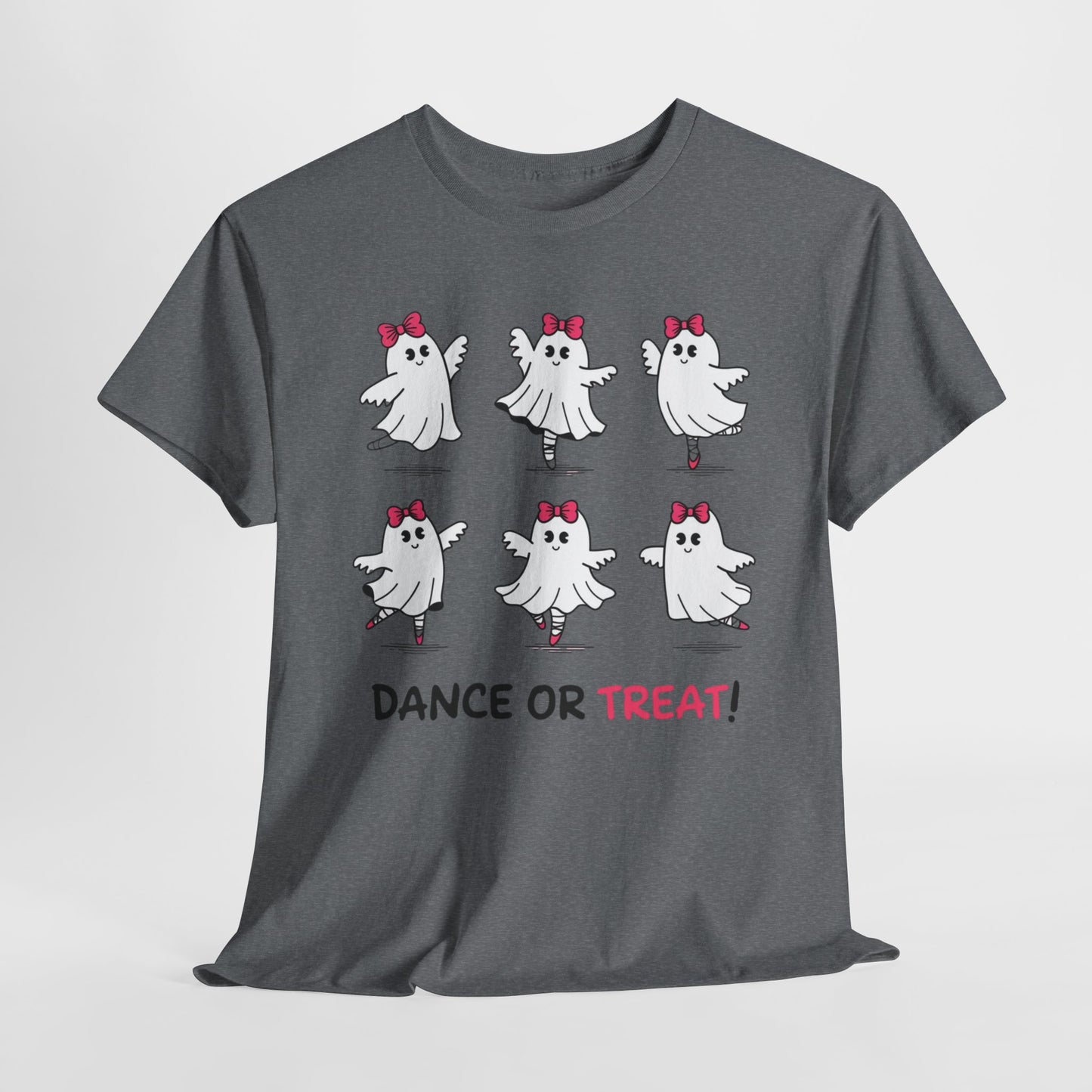 Dance or Treat Ballerina Ghost Shirt - Cute Halloween Dance Lover Gift