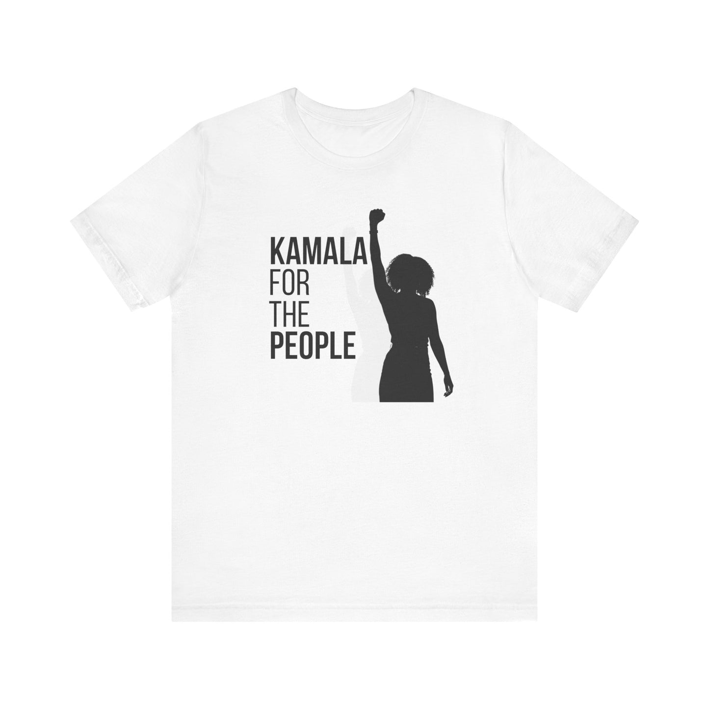 Kamala Harris 'For The People' Silhouette T-Shirt - Empowerment and Equality