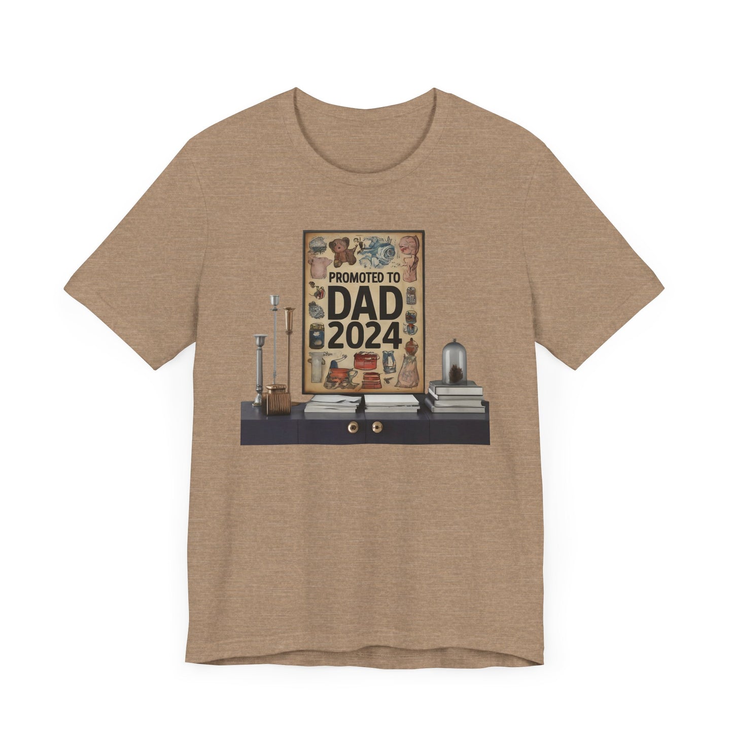 Promoted to Dad 2024 T-Shirt | Celebrate Fatherhood with Style