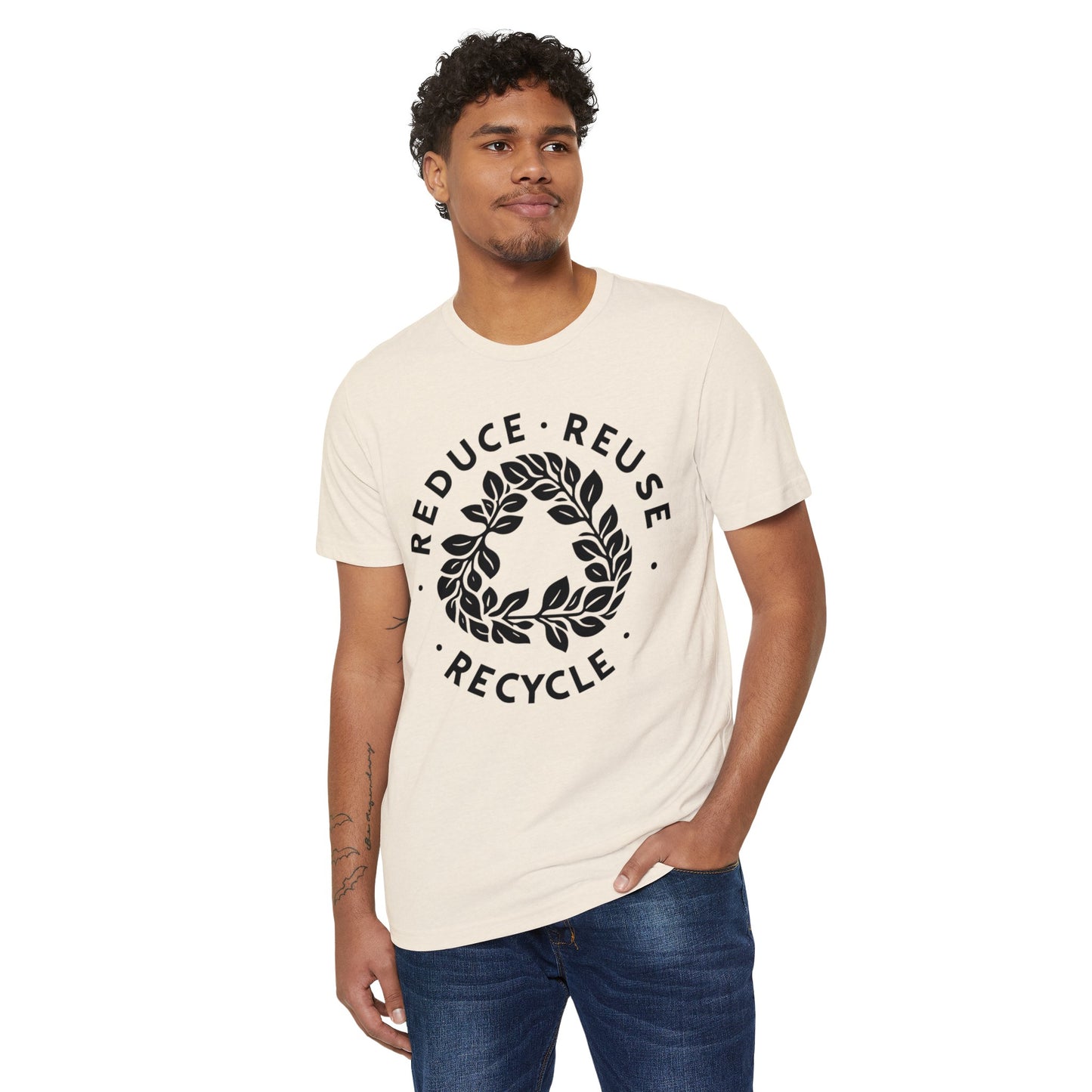 Reduce, Reuse, Recycle: Eco-Friendly Organic Cotton Tee