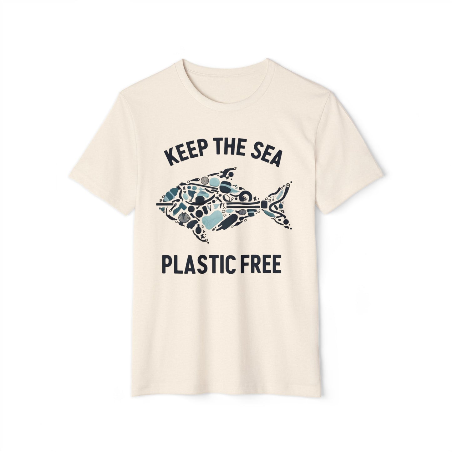 Keep the Sea Plastic Free: Eco-Friendly Organic Cotton Tee