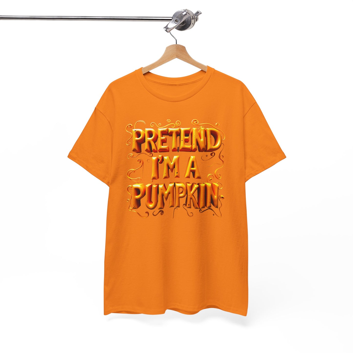 Pretend I'm a Pumpkin Halloween Shirt, Funny Pumpkin Design