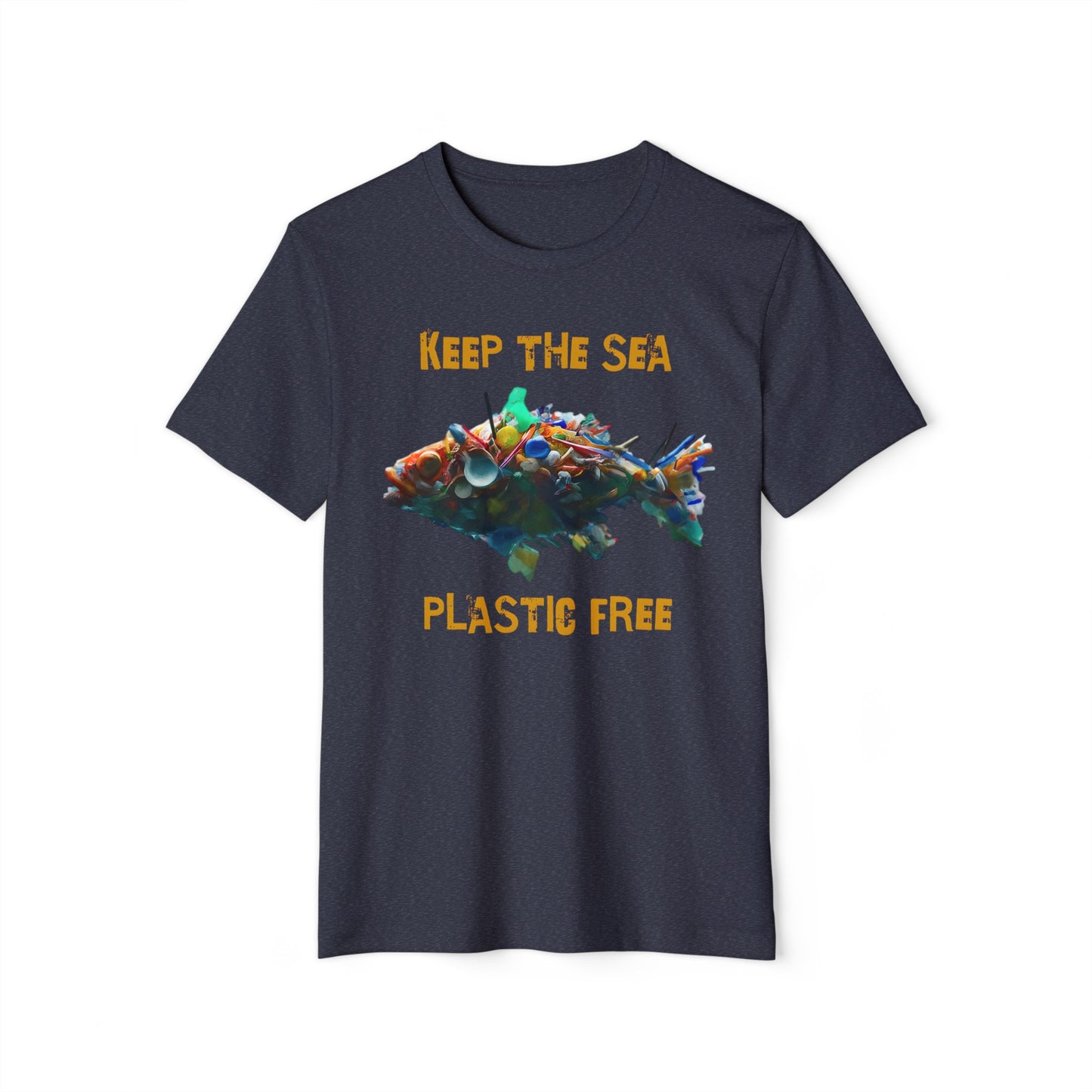 Keep the Sea Plastic Free: Eco-Friendly Organic Cotton Tee