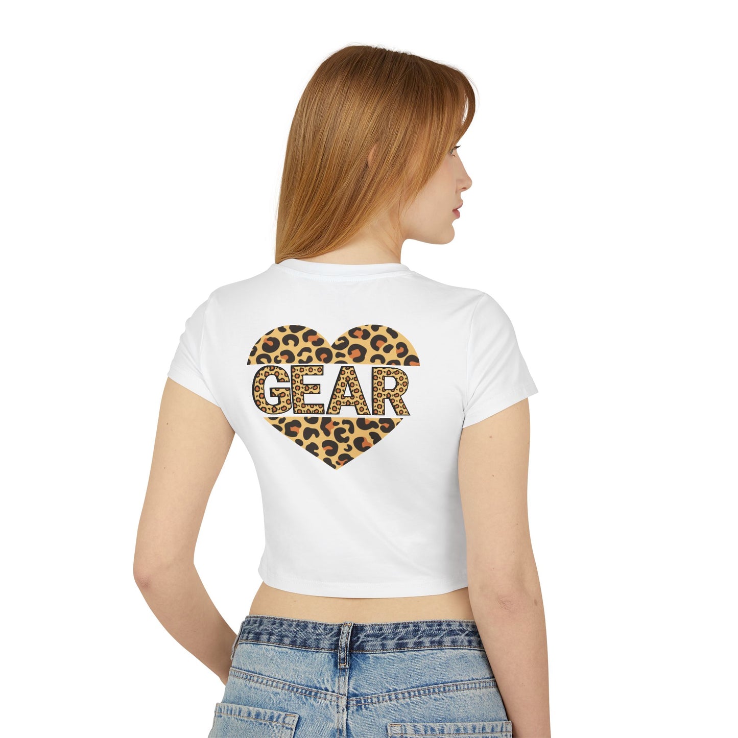 Leopard Print Love Graphic Baby Tee