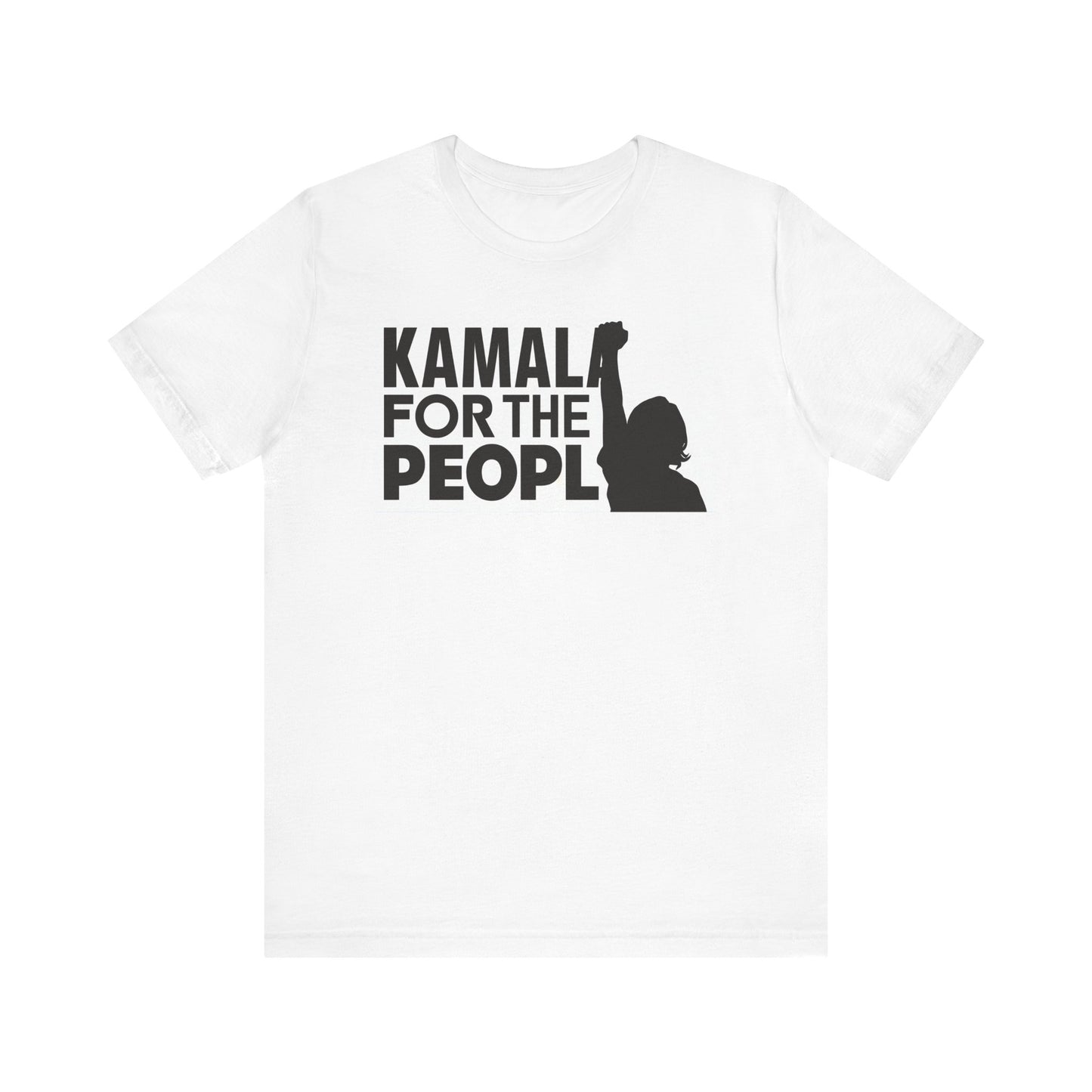 Kamala Harris 'For The People' Fist Silhouette T-Shirt - Stand for Equality