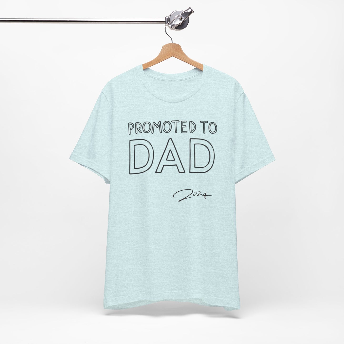 Promoted to Dad 2024 T-Shirt | Celebrate Fatherhood with Style