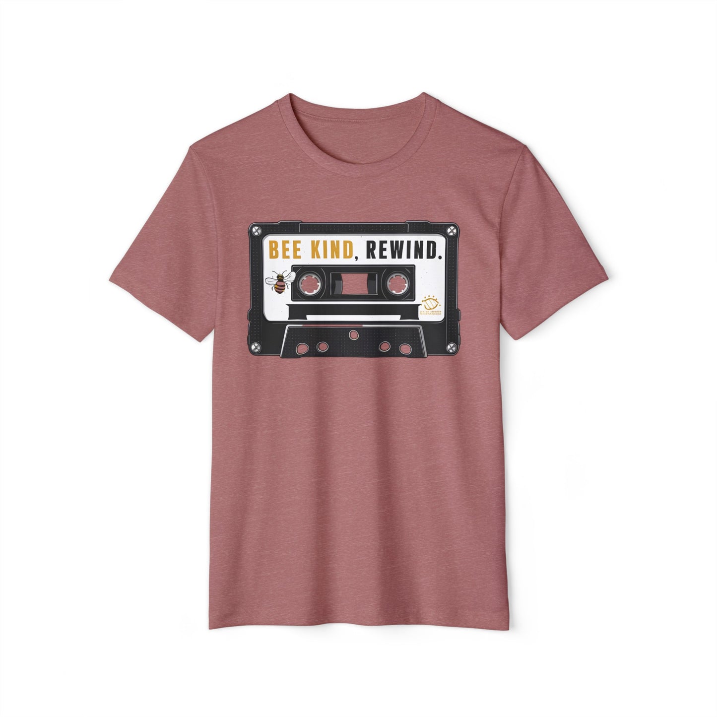 Bee Kind, Rewind: Retro Eco-Friendly Organic Cotton Tee