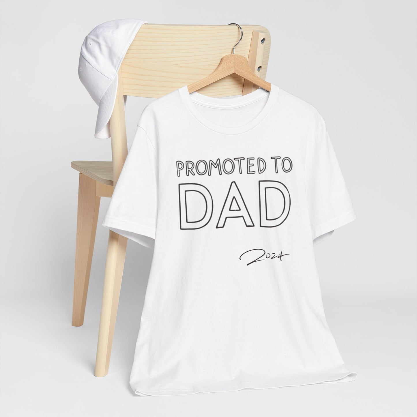 Promoted to Dad 2024 T-Shirt | Celebrate Fatherhood with Style