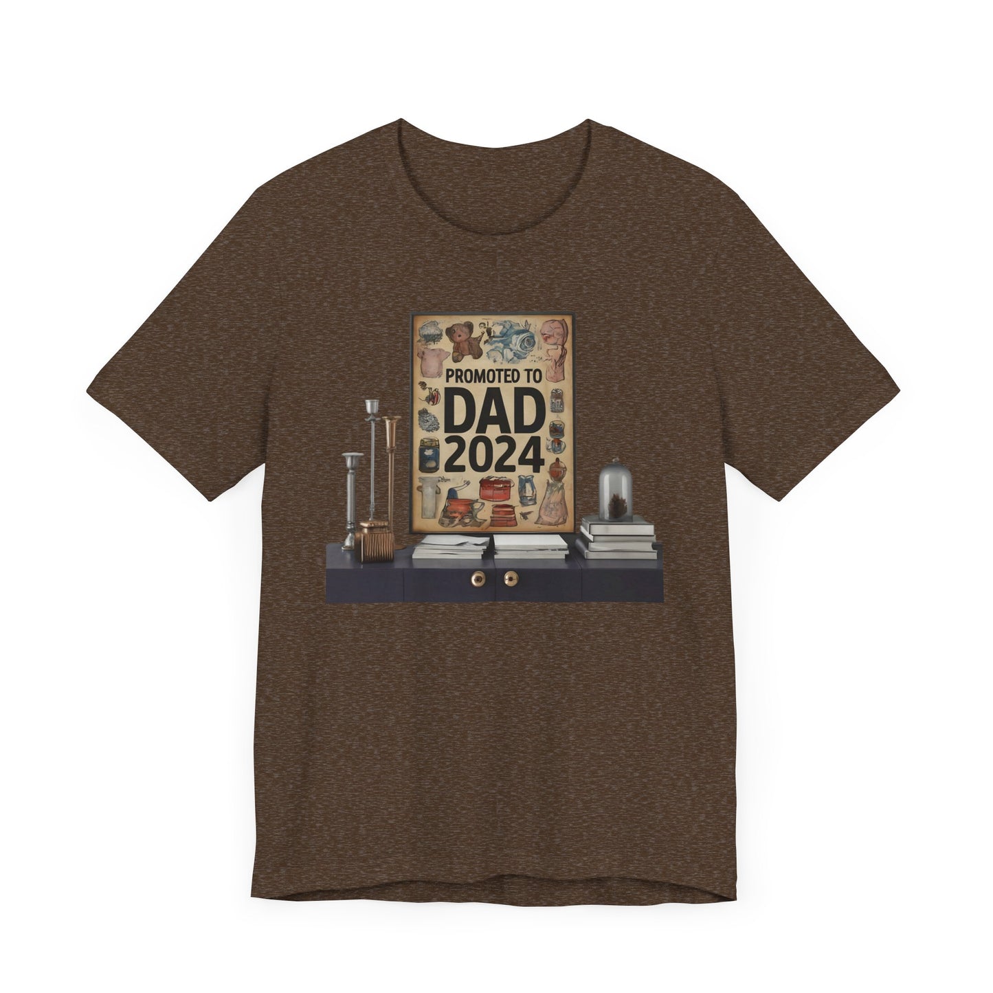 Promoted to Dad 2024 T-Shirt | Celebrate Fatherhood with Style