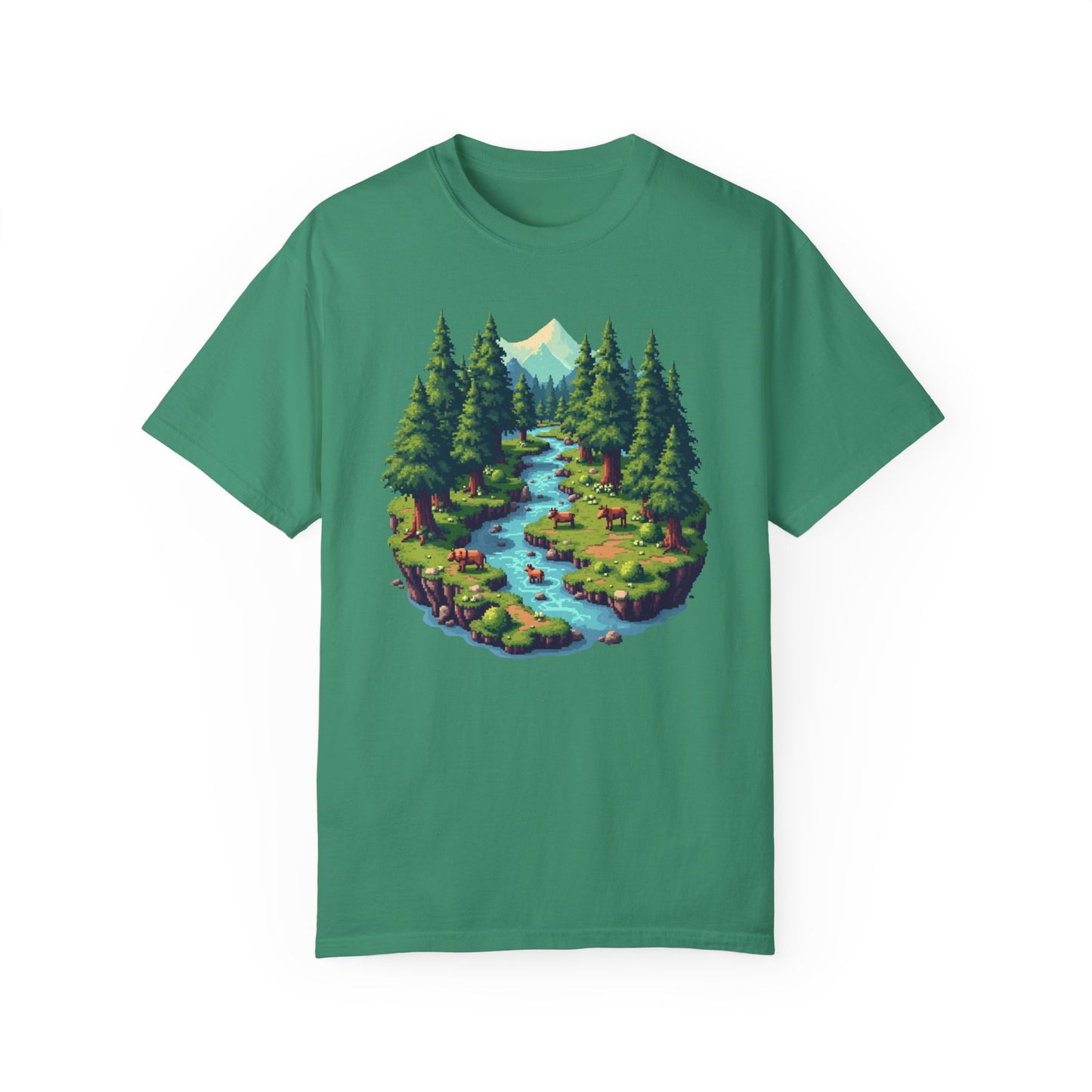 Nature Retreat Unisex Garment-Dyed T-shirt - Outdoor Adventure Design