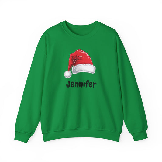 Personalized Santa Christmas Shirt, Custom Xmas Gifts & Holiday Sweatshirts