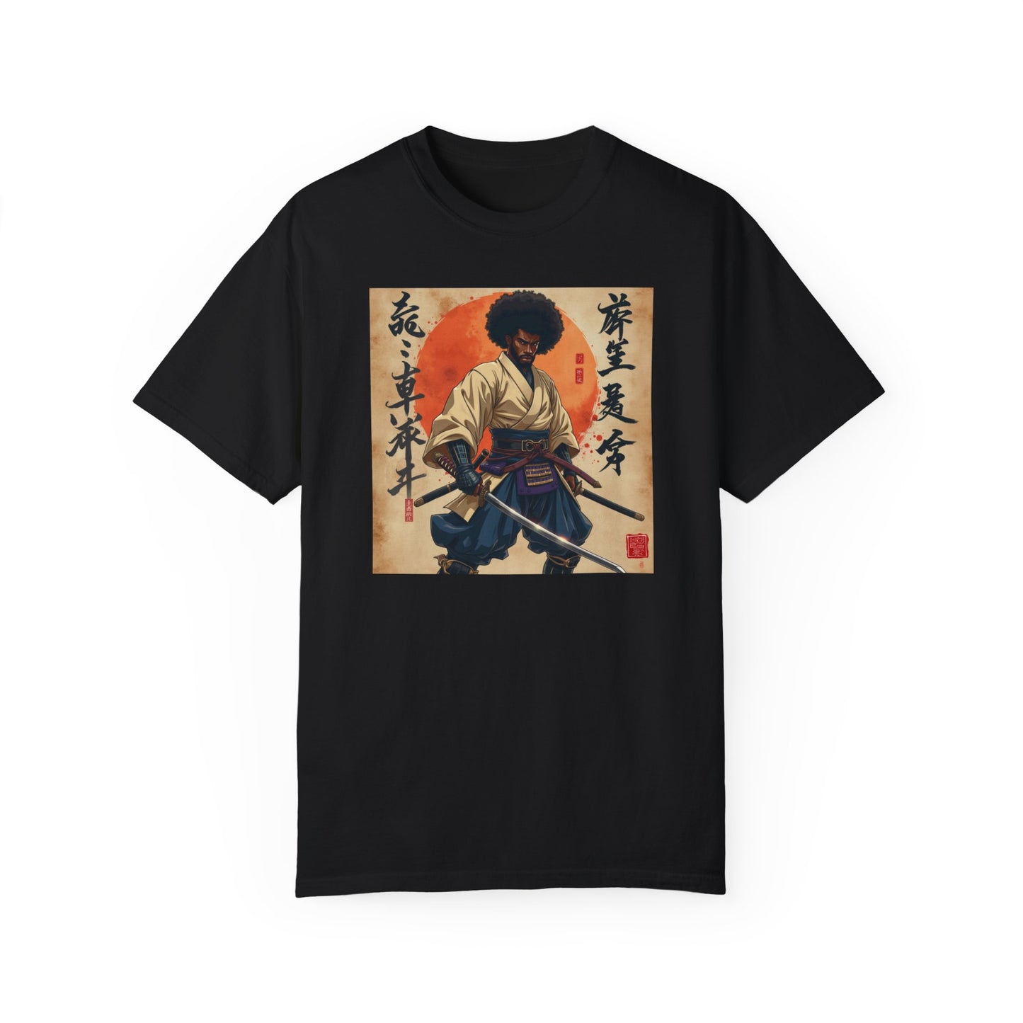 Samurai Warrior Graphic Unisex T-Shirt | Vintage Style Tee for Anime Fans