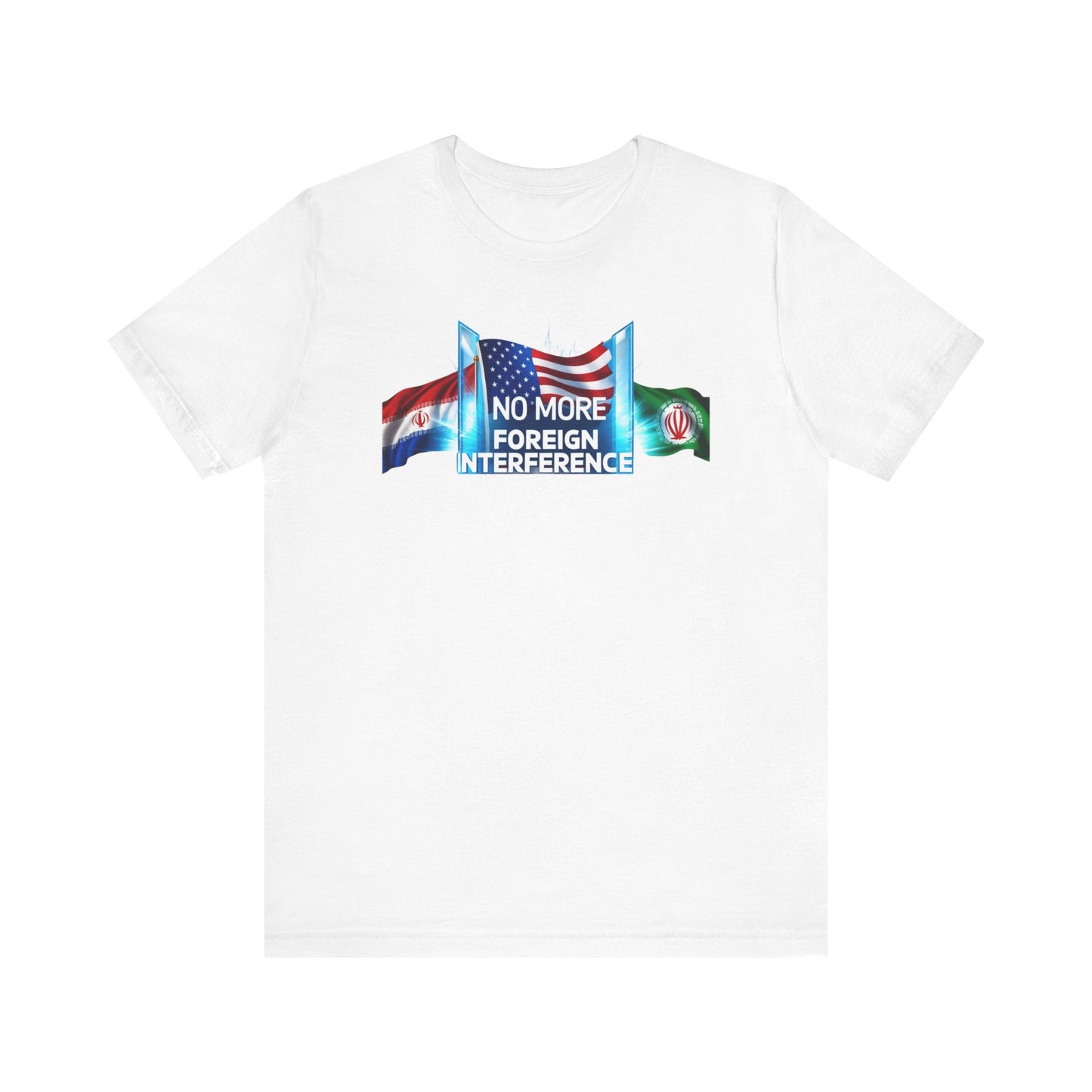 Bold 'No More Foreign Interference' 2024 T-Shirt Collection | Patriotic Political Statement Tees for Election Day