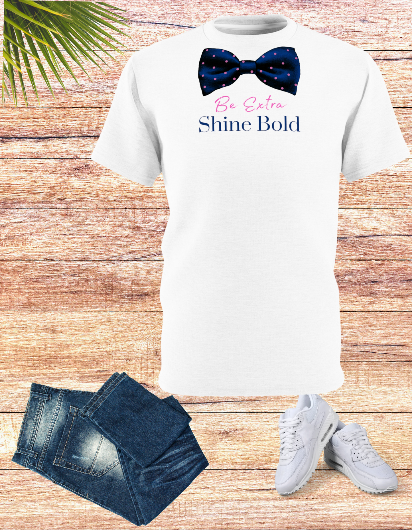 Starry Bold Bowtie Tee: Dazzle in Detail