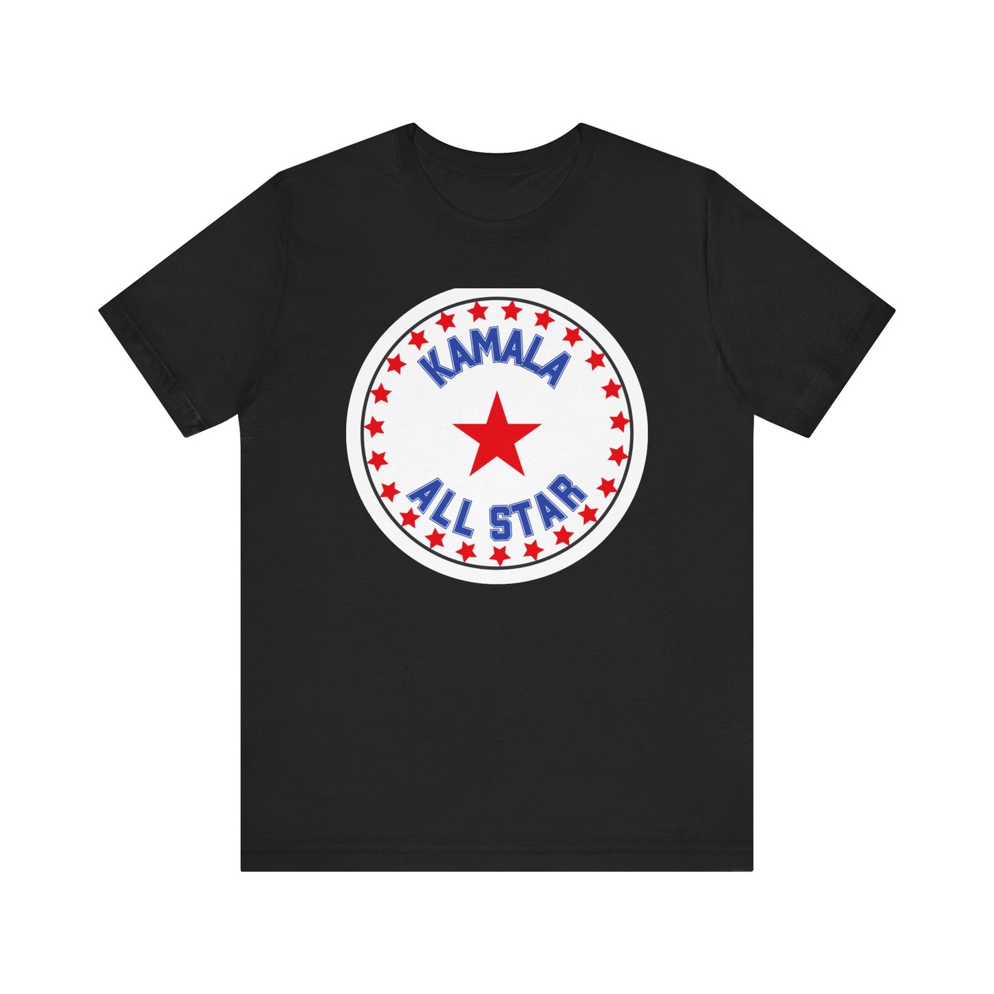 Kamala Harris 'All Star' Patriotic T-Shirt - Bold Front and Back Design