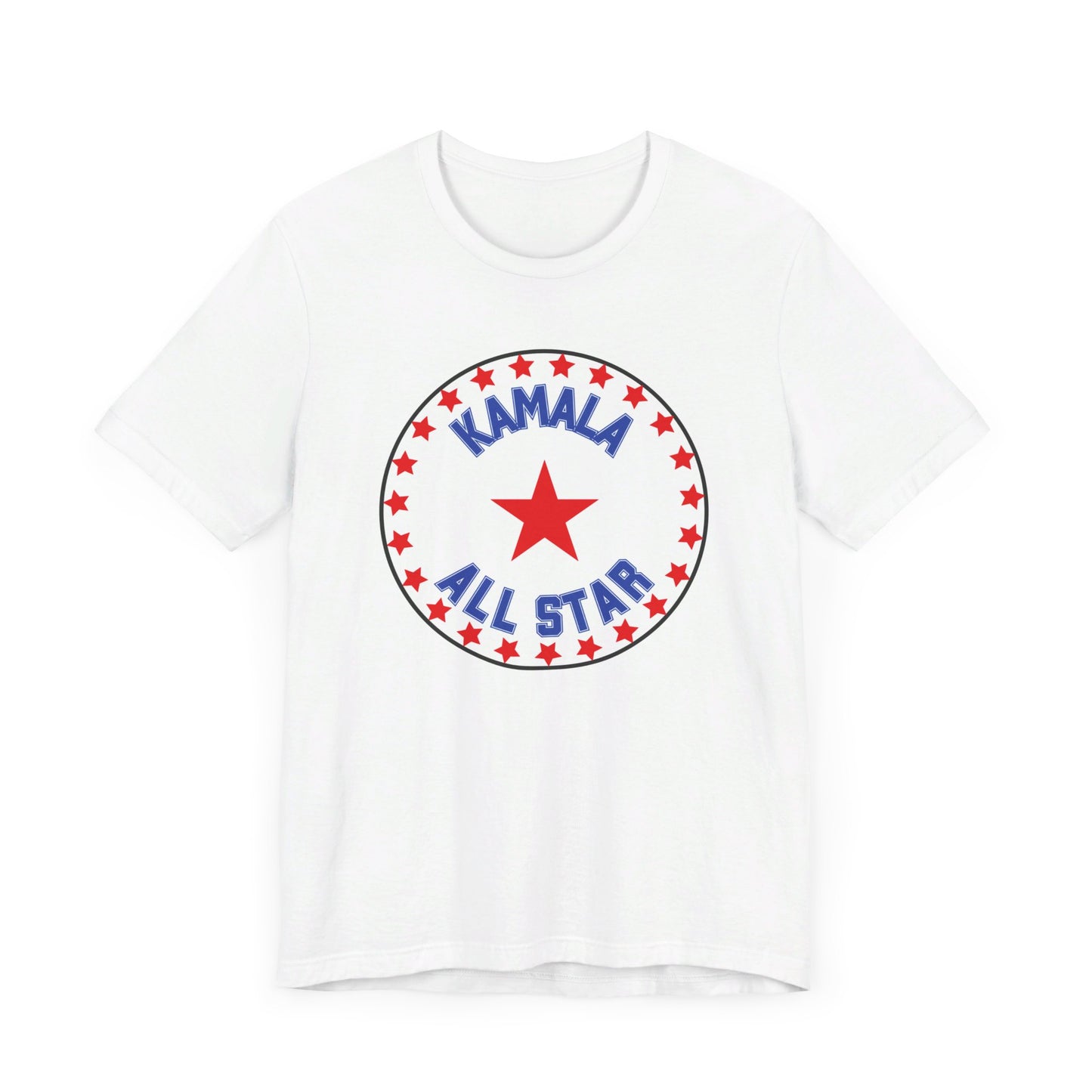 Kamala Harris 'All Star' Patriotic T-Shirt - Bold Front and Back Design