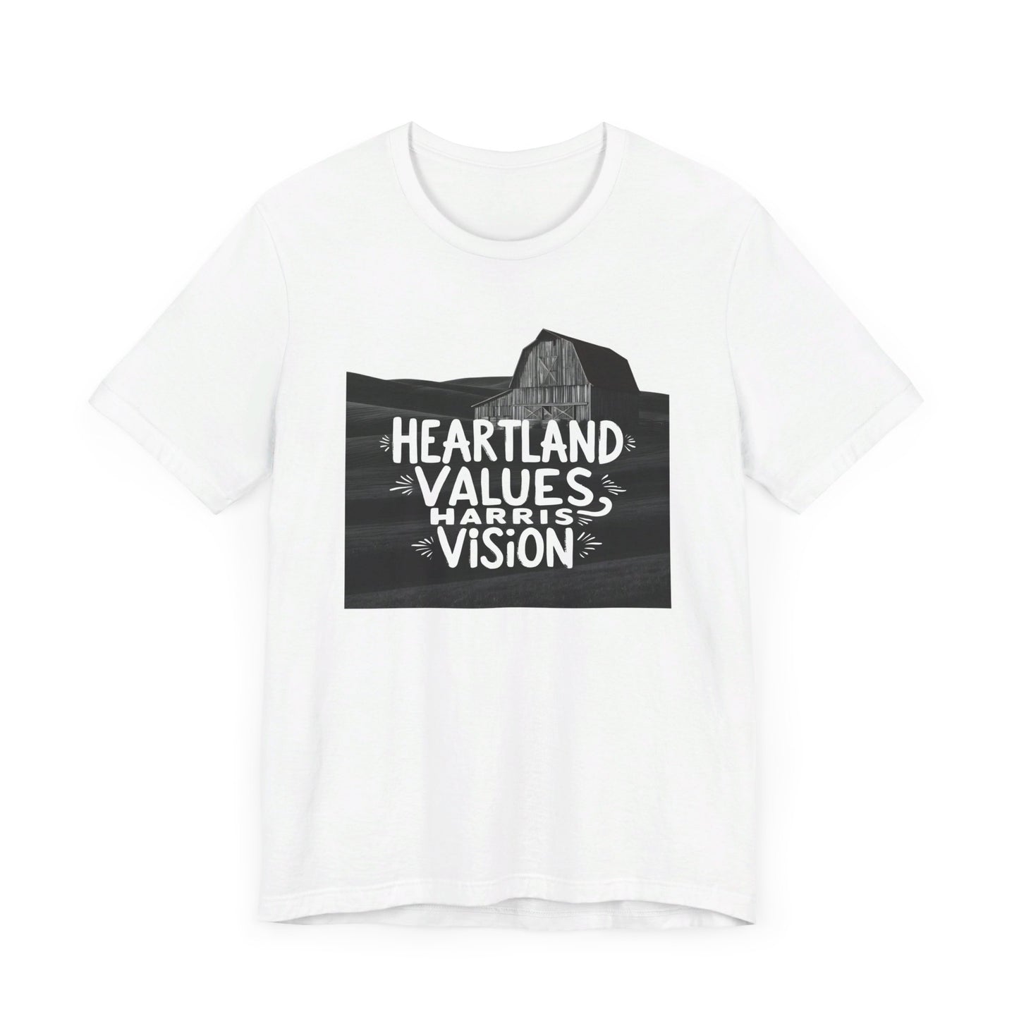 Kamala Harris 'Heartland Values, Harris Vision' T-Shirt - Uniting America