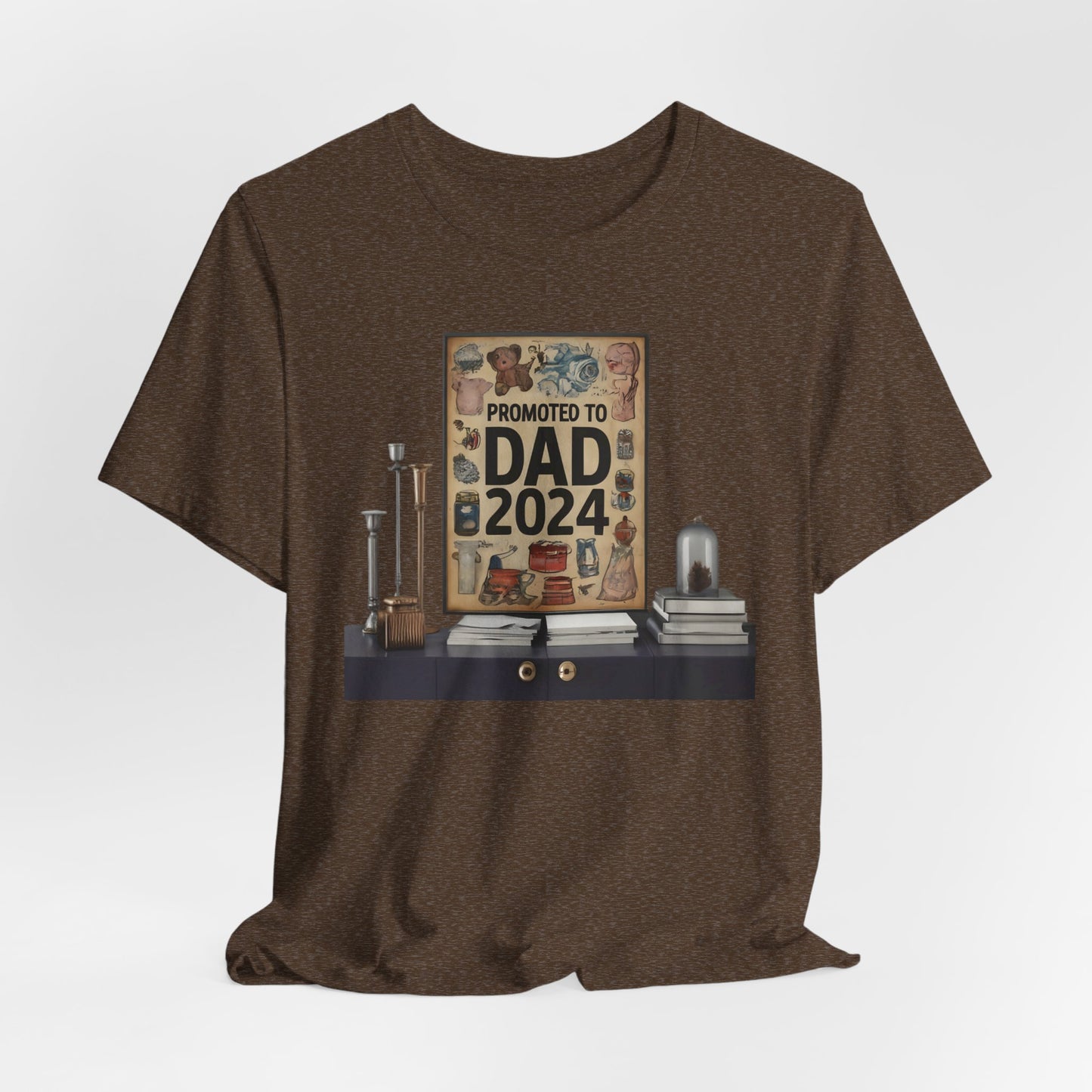 Promoted to Dad 2024 T-Shirt | Celebrate Fatherhood with Style