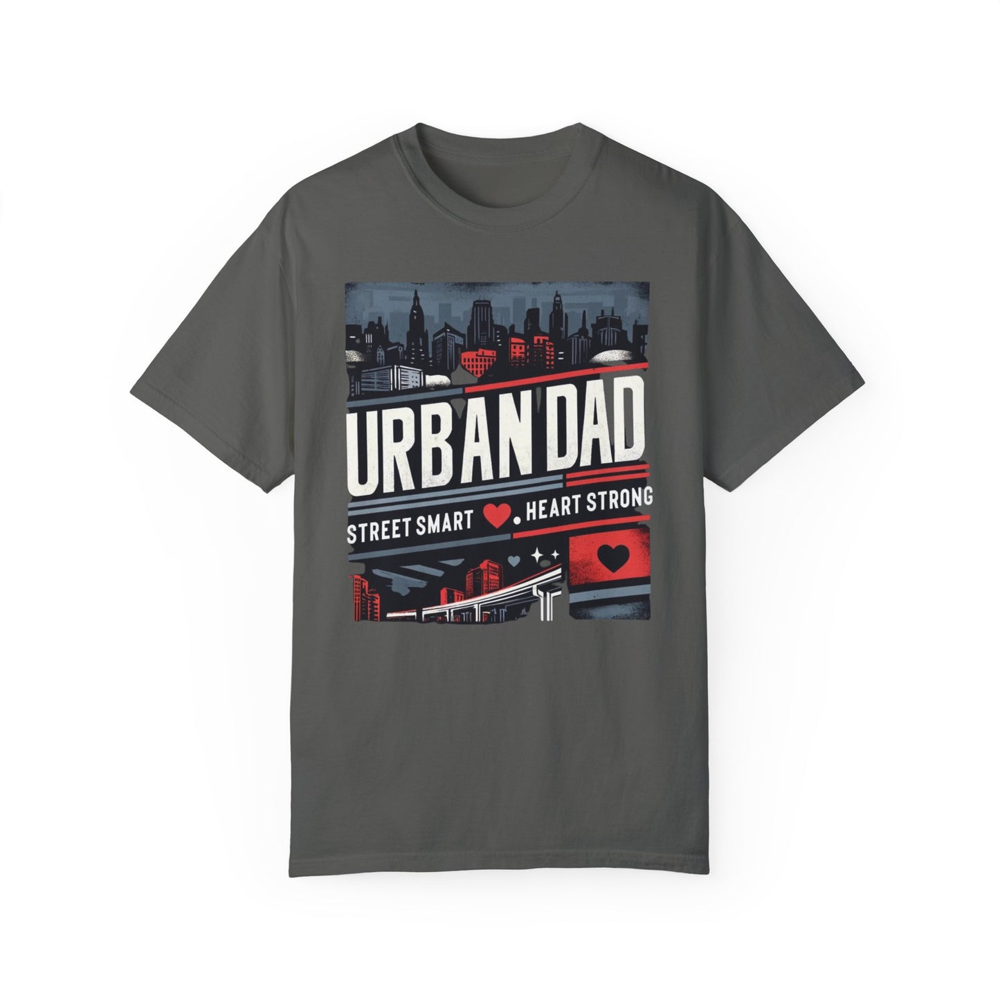 Urban Dad graphic tee - street smart and heart strong, unique Father's Day gift