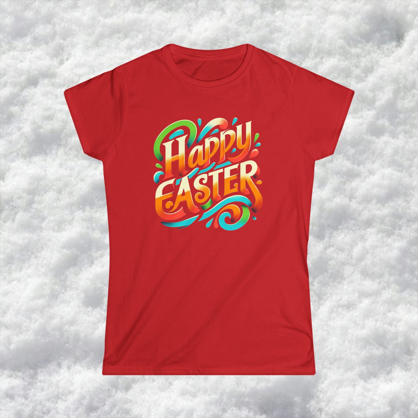 Happy Easter Shirt - Cute Easter Tee - Easter Gift for Her - Matching Easter Shirts - Colorful Easter Shirts for Women