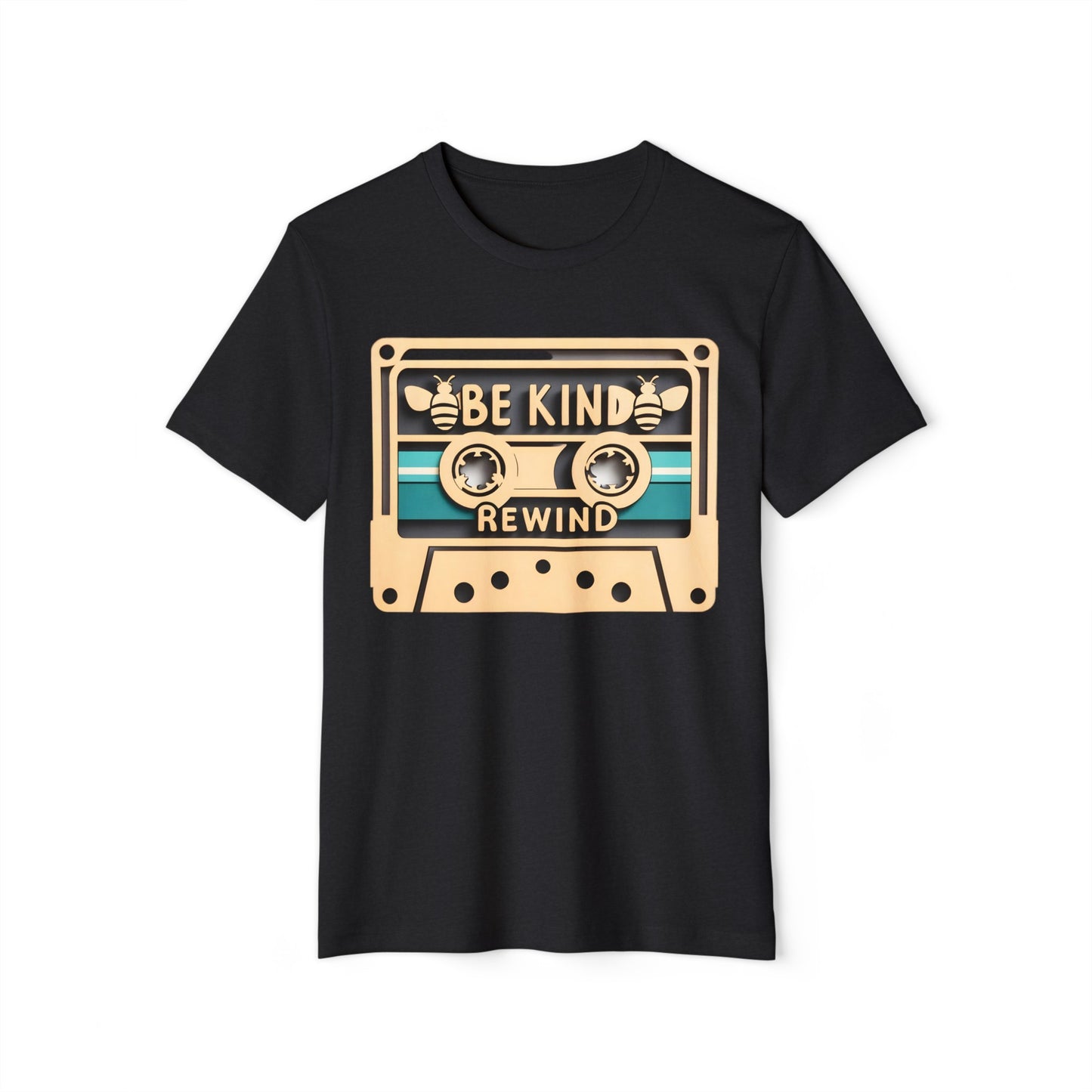 Bee Kind, Rewind: Retro Eco-Friendly Organic Cotton Tee