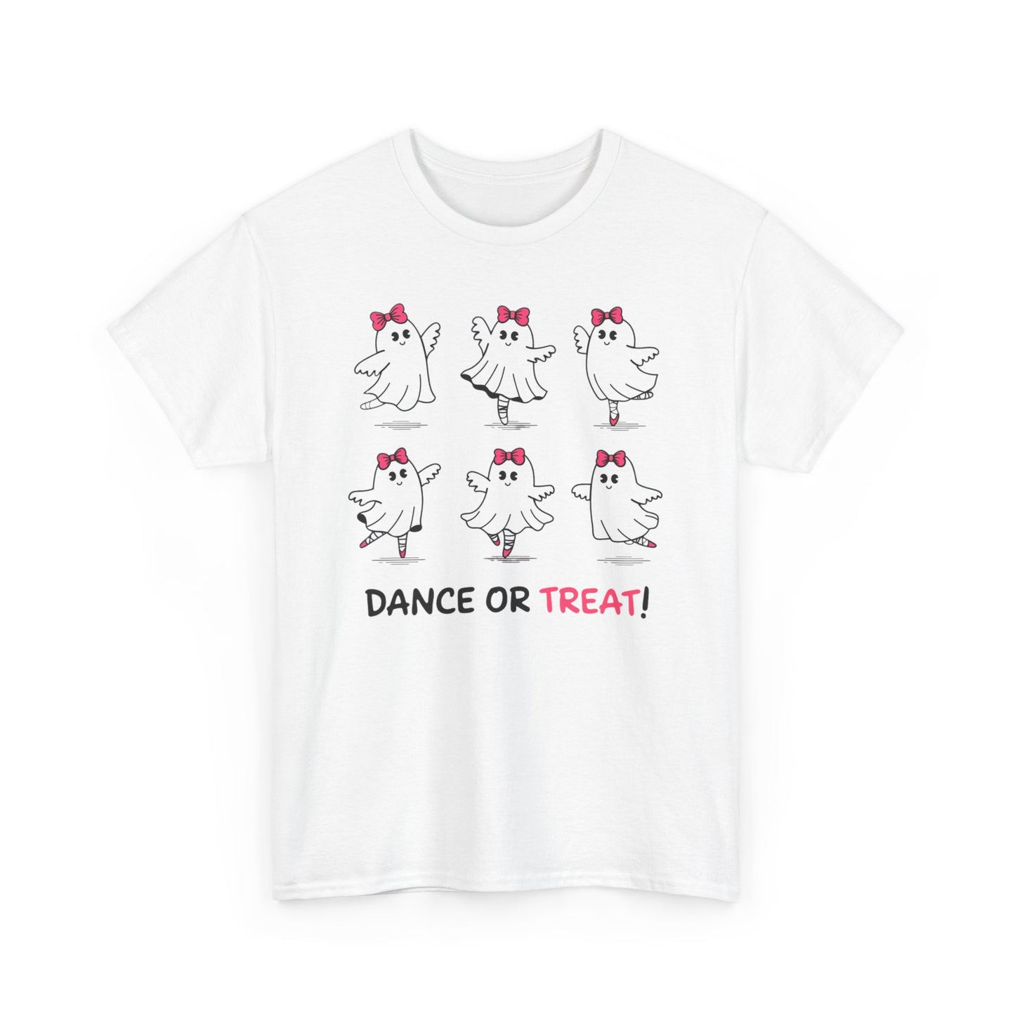 Dance or Treat Ballerina Ghost Shirt - Cute Halloween Dance Lover Gift